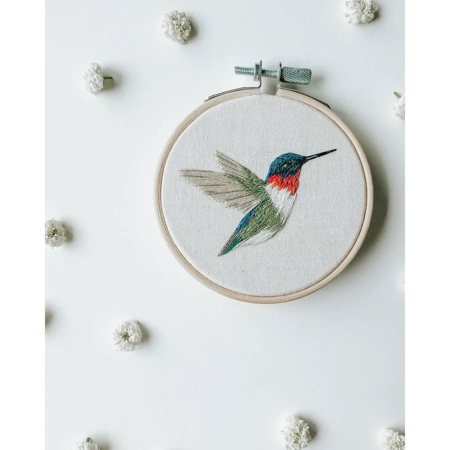 Hummingbird Embroidery Kit by Harvest Goods Co. — Material Goods