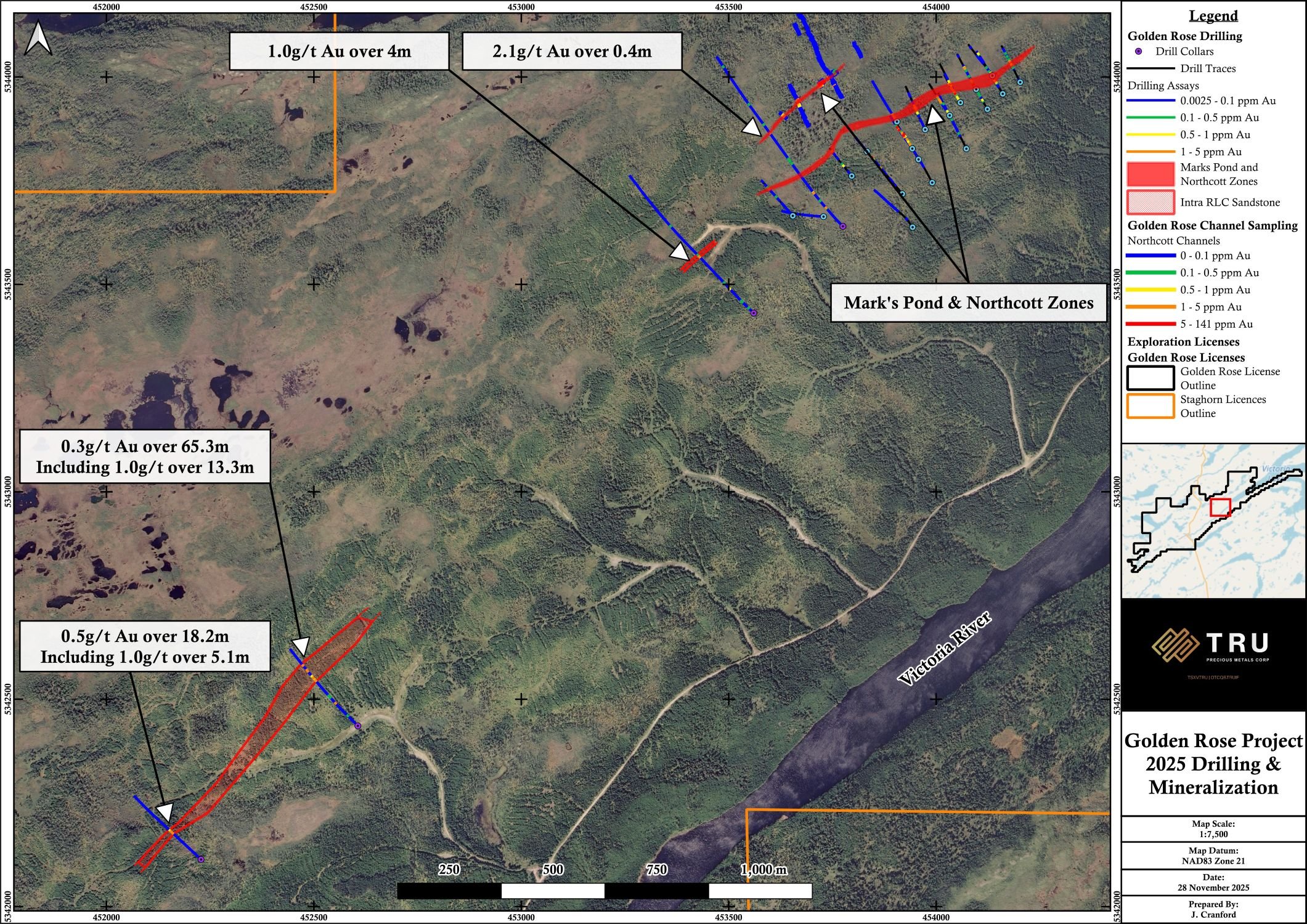 Golden Rose Project 2025 Drilling & Mineralization