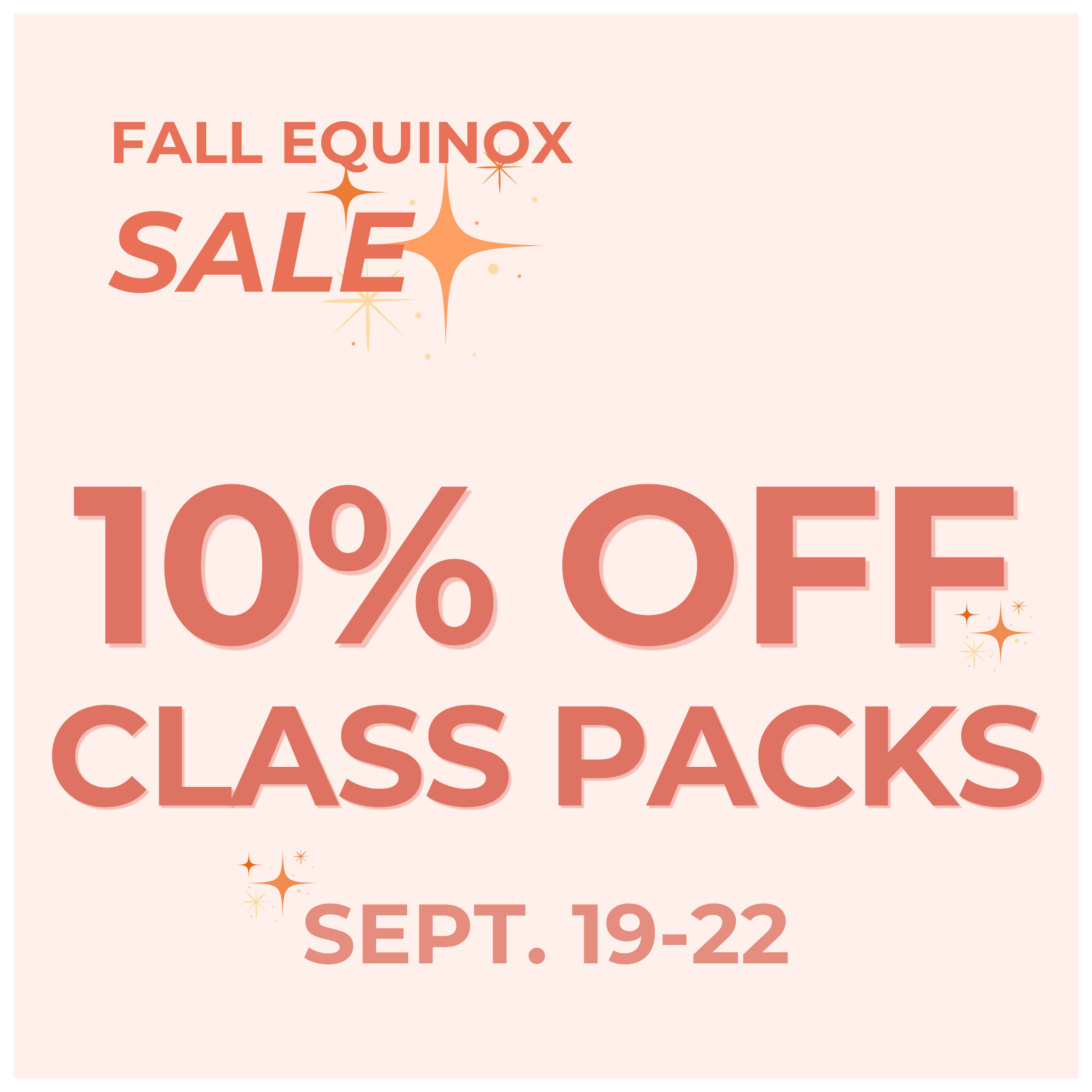 Fall Equinox Sale