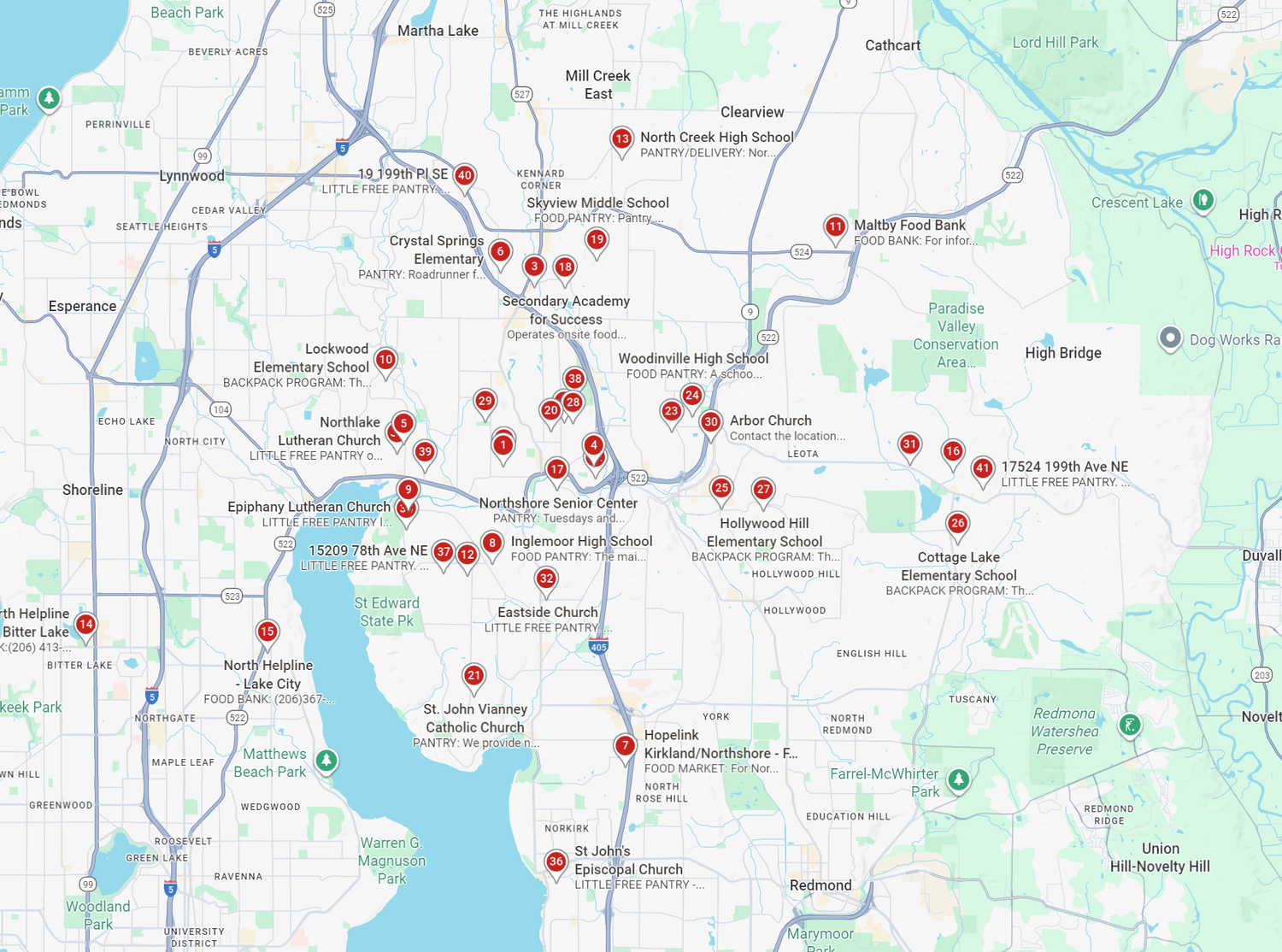 Bothell, Kenmore, Woodinville, WA — Nourishing Networks