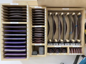 Sandpaper Storage — Rings Workshop