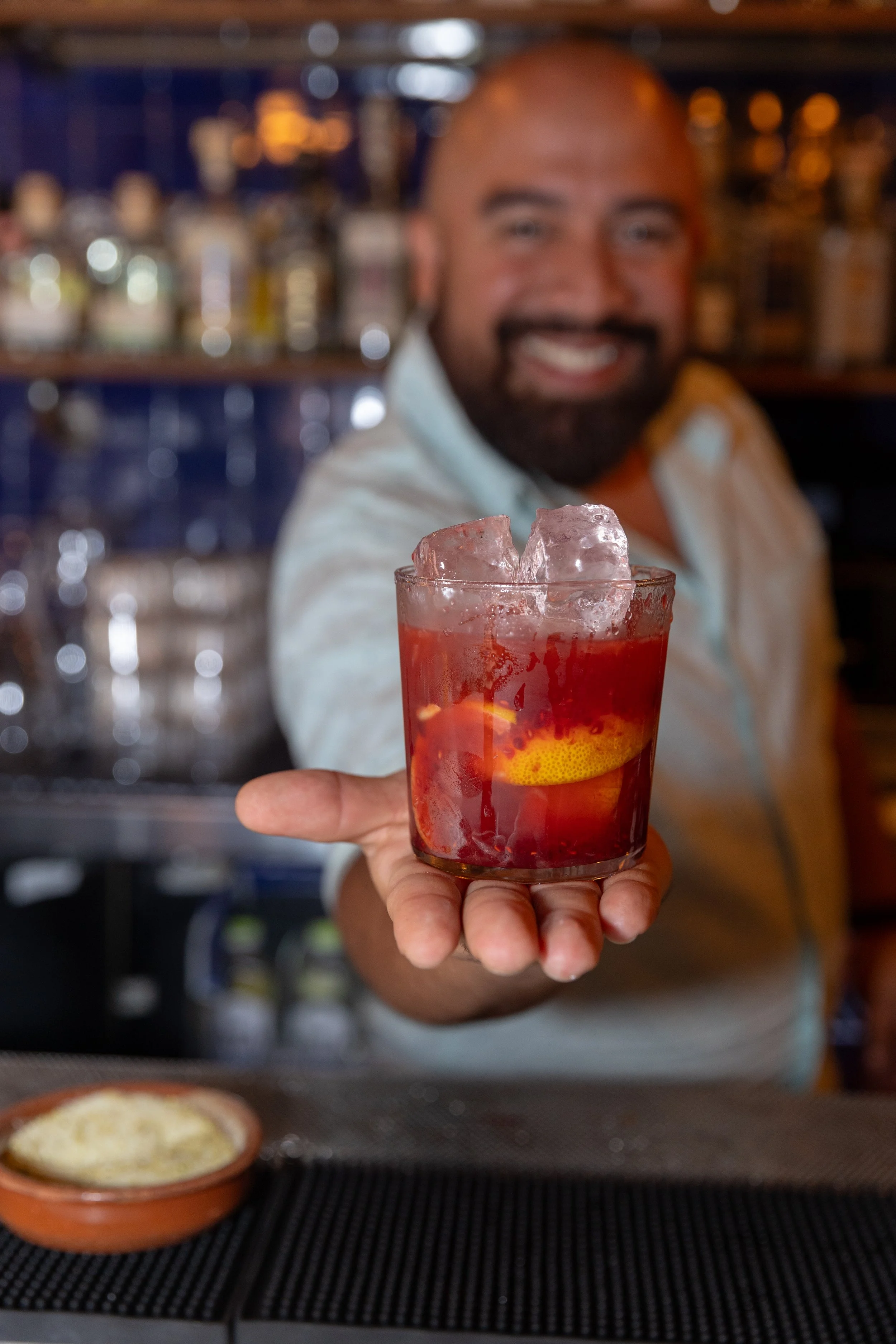 Brunch baby cocktail, award winning mixologist Ronny Jaramillo