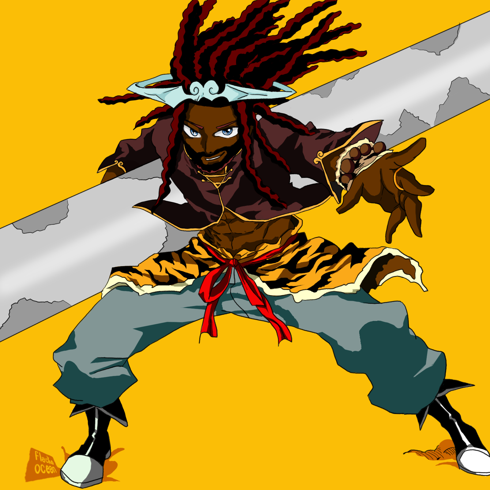 A Nupe Named Mori Jin
(God of High School reference)