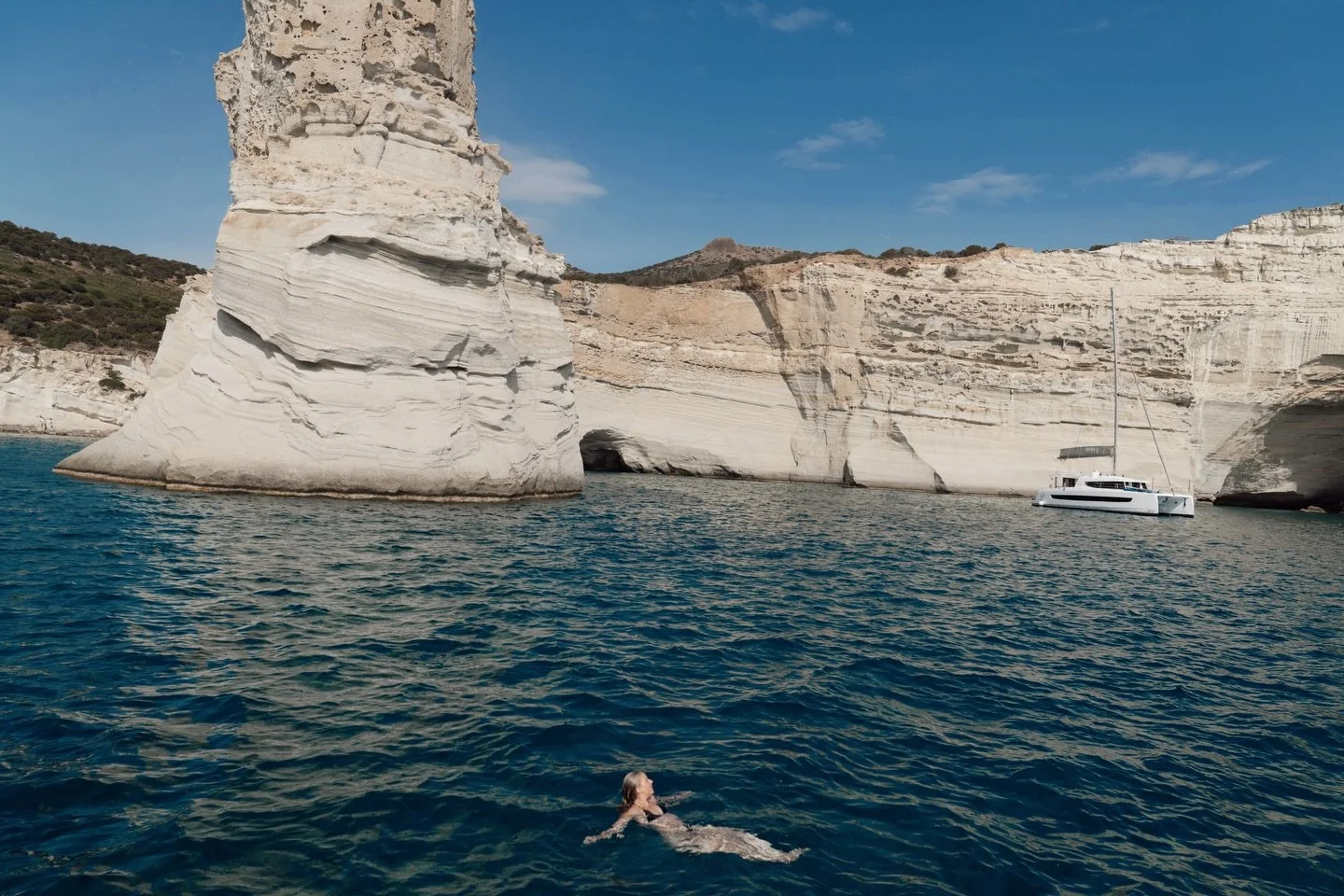 Kleftiko Bay used to be a old Pirate Bay back in the day