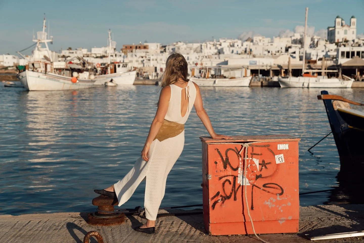 Noussa Paros. Paros easily felt like the most like home to me. It&rsquo;s not as big. As Santa Barbara but vibes were the same