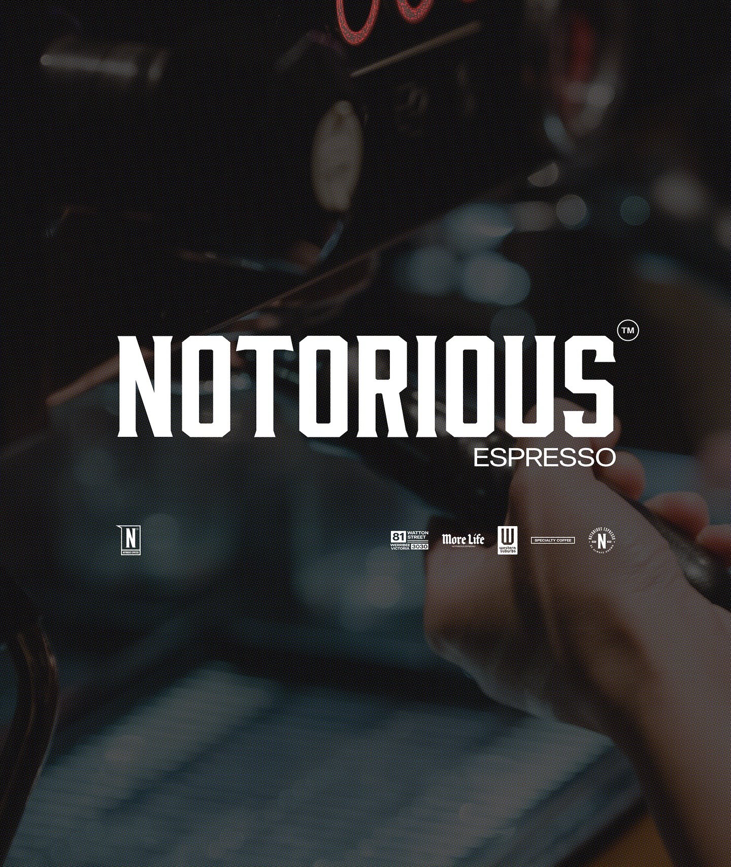 Loved working on this slick brand identity for @notoriousespresso a little while back!

Showcasing the Notorious Espresso&rsquo;s unapologetic nature and relentless attitude - drawing inspiration from street culture, raw textures and urban aesthetics
