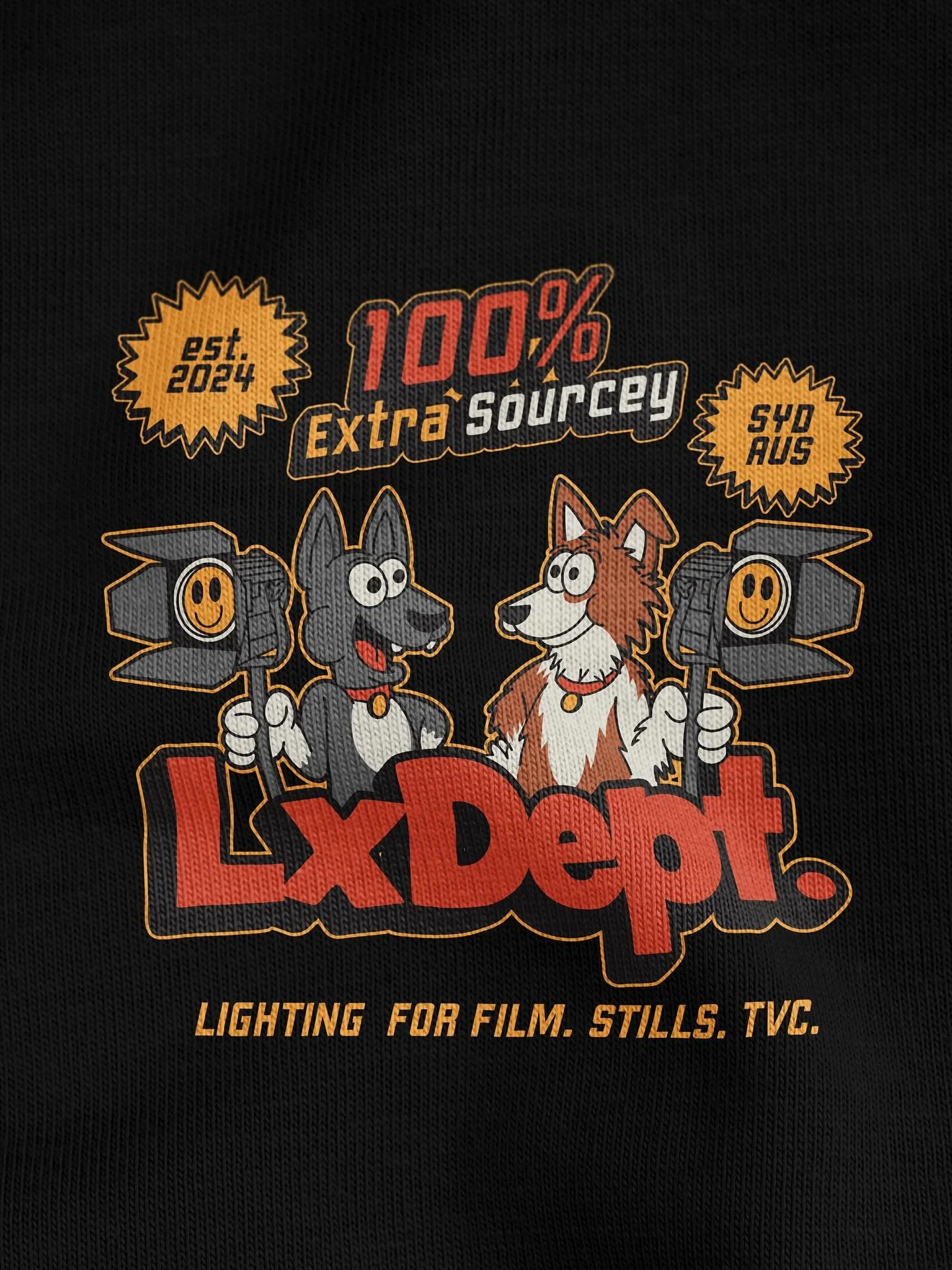 It&rsquo;s always fun working out how to share colours for a screen-print graphic, and pumped with how this one finished up for @lxdeptlighting !

&bull;

Covering all things design, whether it&rsquo;s some slick apparel graphics to get some extra ey