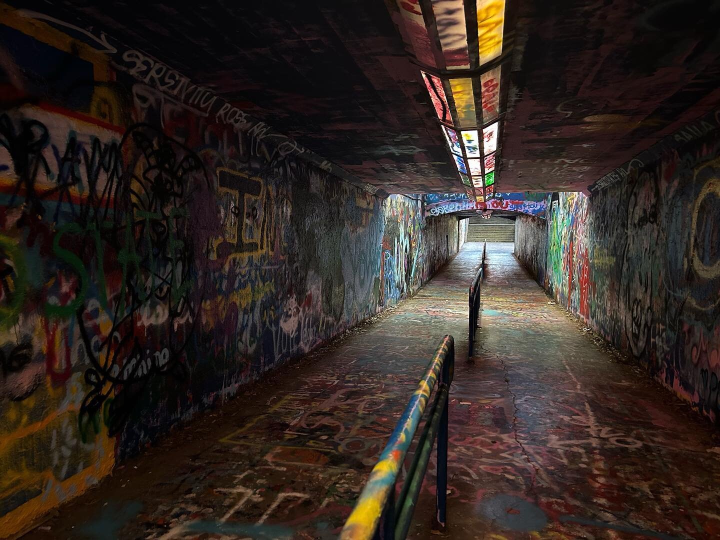 &ldquo;On 25 October 1967, Student Government at NC State passed a &lsquo;student visual expression&rsquo; bill to allow students to paint in one of the tunnels under the railroad tracks. At that time the tunnel was known as the Student Supply Store 