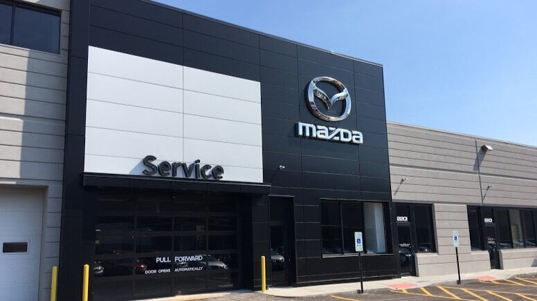 The Autobarn Sales &amp; Service Center is an example of repurposing an unused industrial building into a new concept.