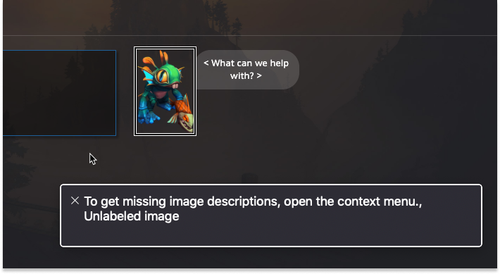 I wanted to experience how someone who might have limited vision and using a screen reader would attempt to complete tasks with our product.