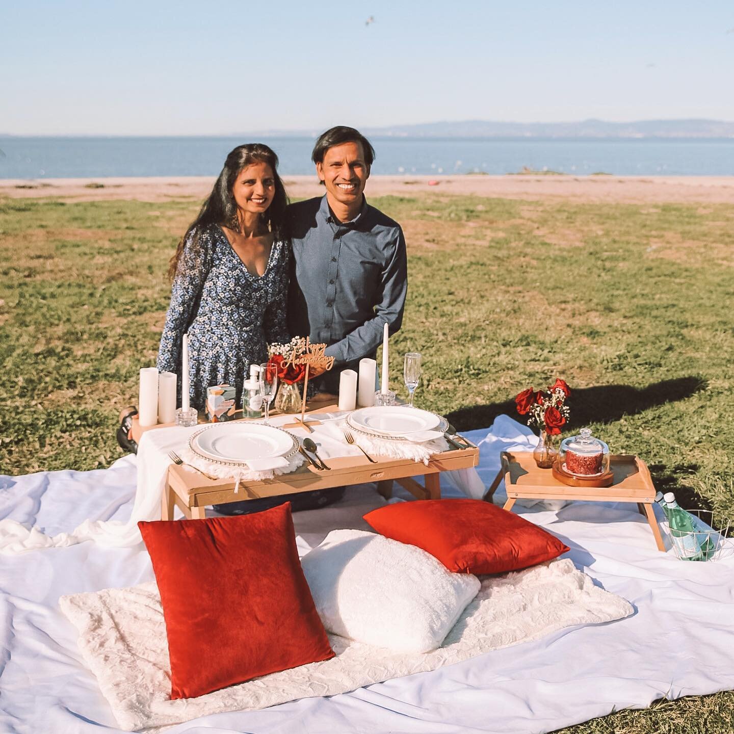 because of you, I laugh a little harder, cry a little less, and smile a lot more ✨🌹 Thanks for celebrating your anniversary with us! 👩&zwj;❤️&zwj;👨

 #picnic #sfpicnic #luxurypicnic #bayareaevents #eventplanner #eventdesign #events #thingstodointh