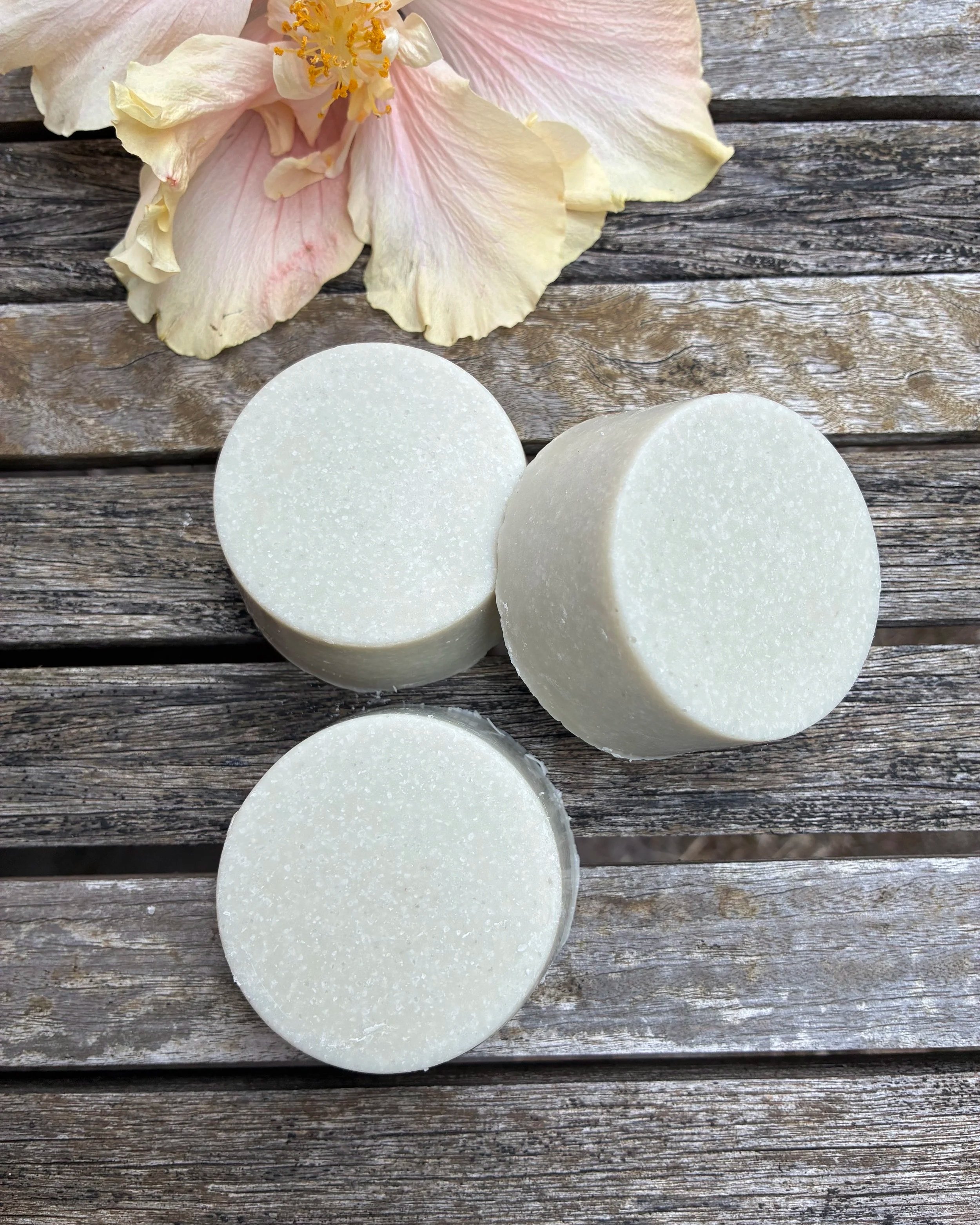 Round Salt Soap Bar - Mint, Rosemary and Juniper - New Release!
