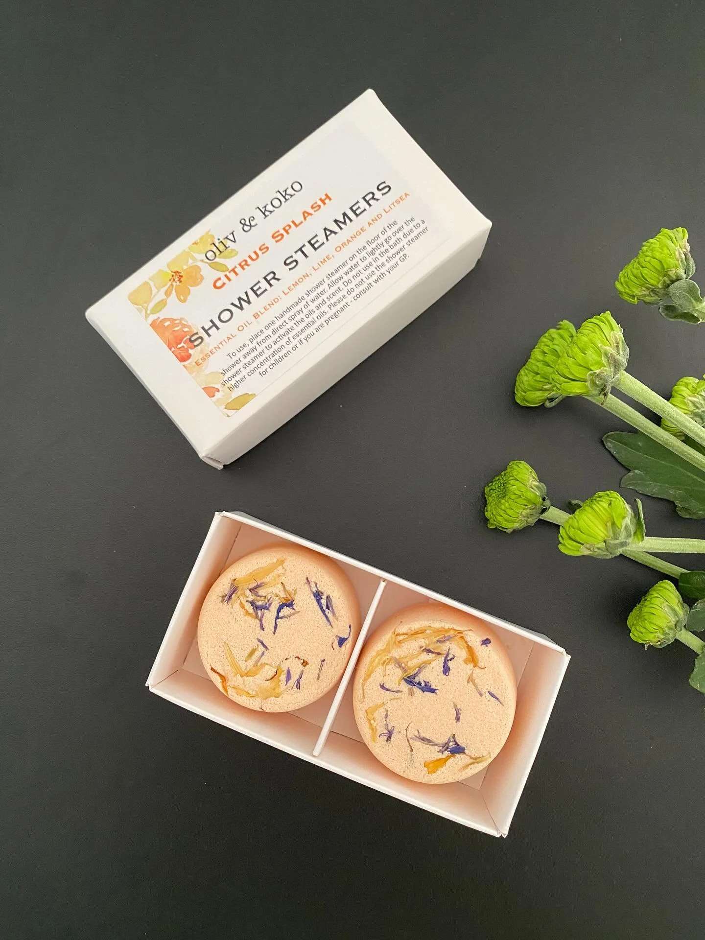 Citrus Splash Shower Steamers

An uplifting fresh scent of lemon, lime + orange.

&bull;
&bull;
&bull;
#lemon #lime #orange #shower #steamers #bathroomaccessories #showersteamers #madeinaustralia🇦🇺 #aromatherapy #essentialoils