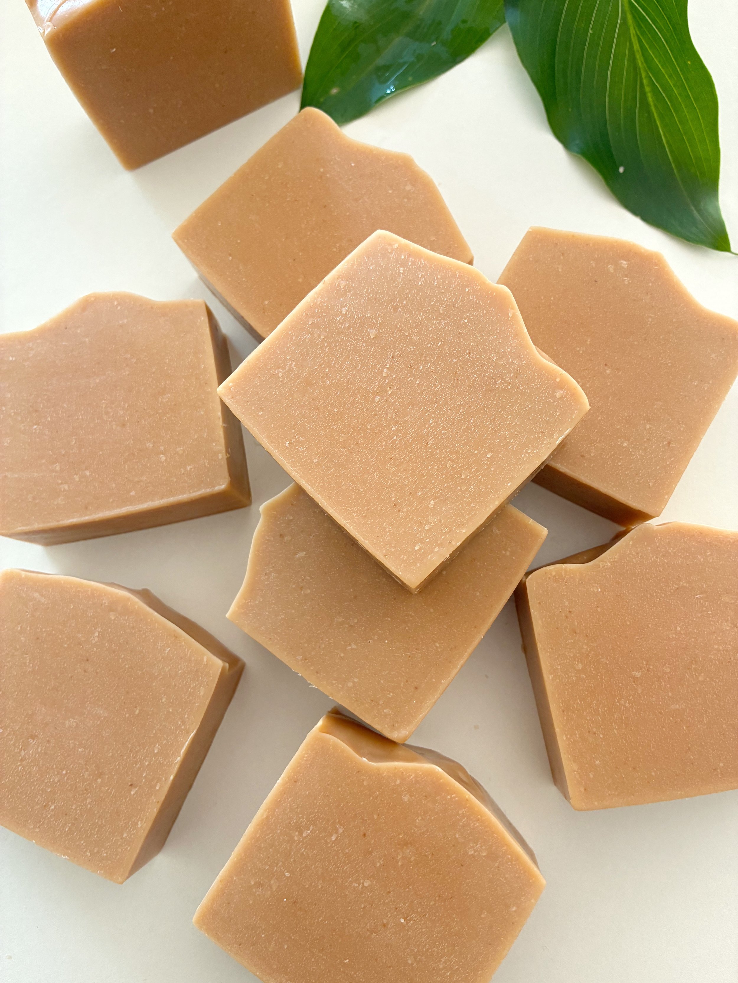 Australian Lemon Myrtle, Eucalyptus and Almond Meal Exfoliating Body Bar.JPG