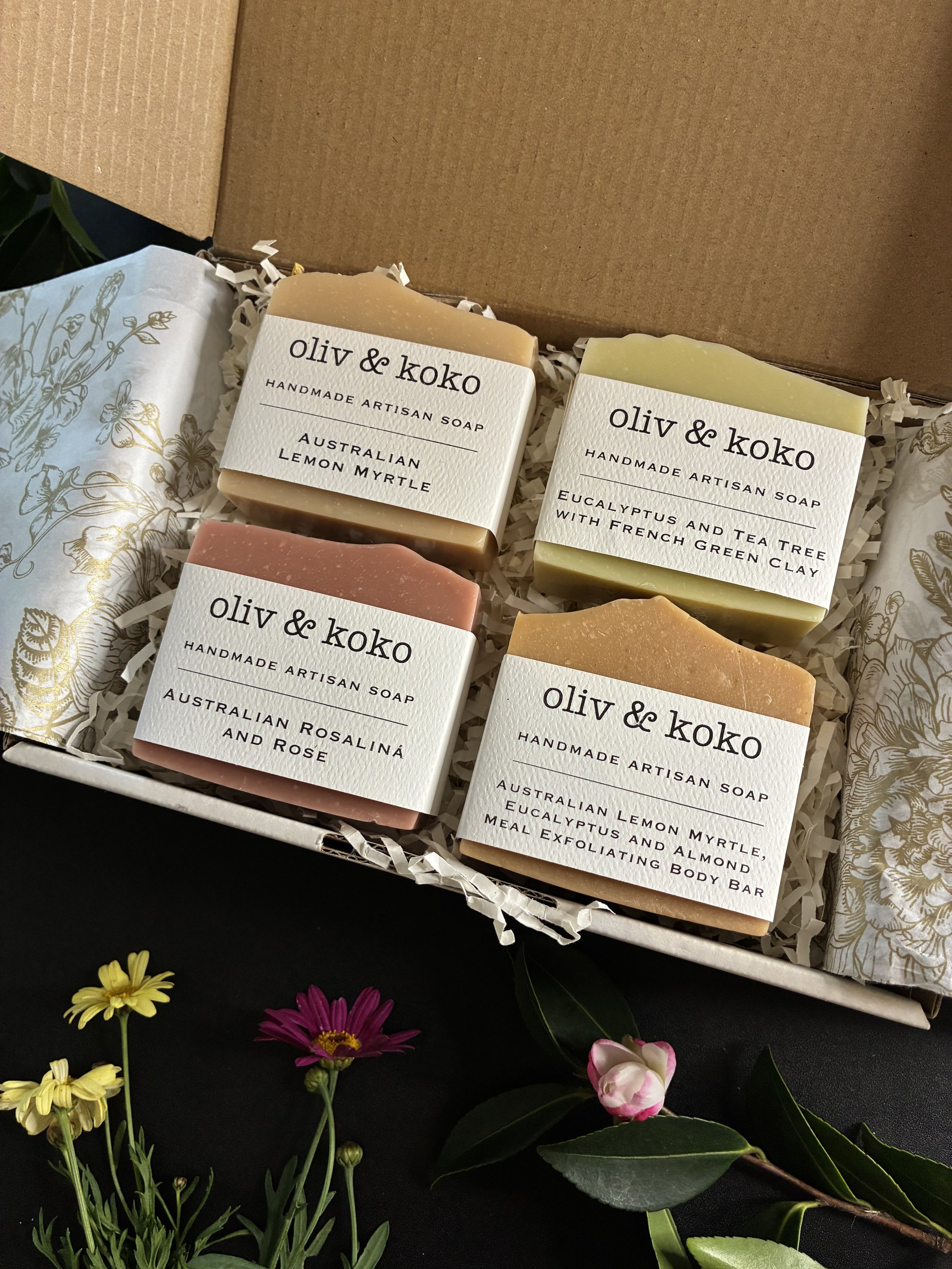 Australian Native Botanical Set of 4 Soaps.jpeg