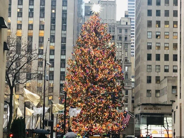 ニューヨーク、ロックフェラーのクリスマスツリー