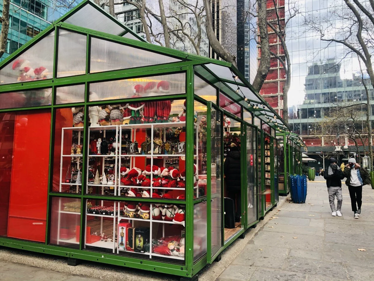 ニューヨークのクリスマス、 ブライアントパーク