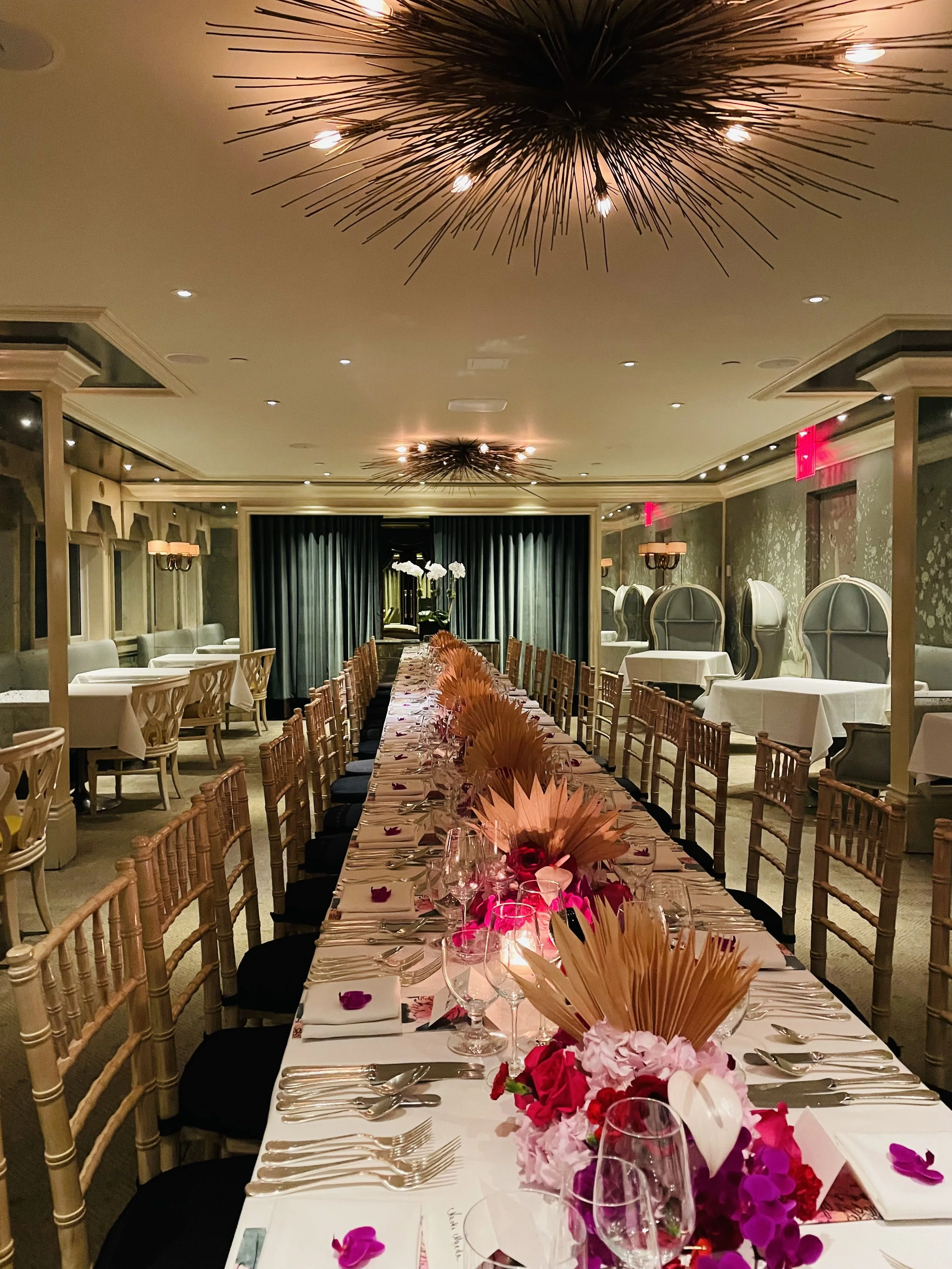 高級デパート、バーグドフグッドマンでの夕食会