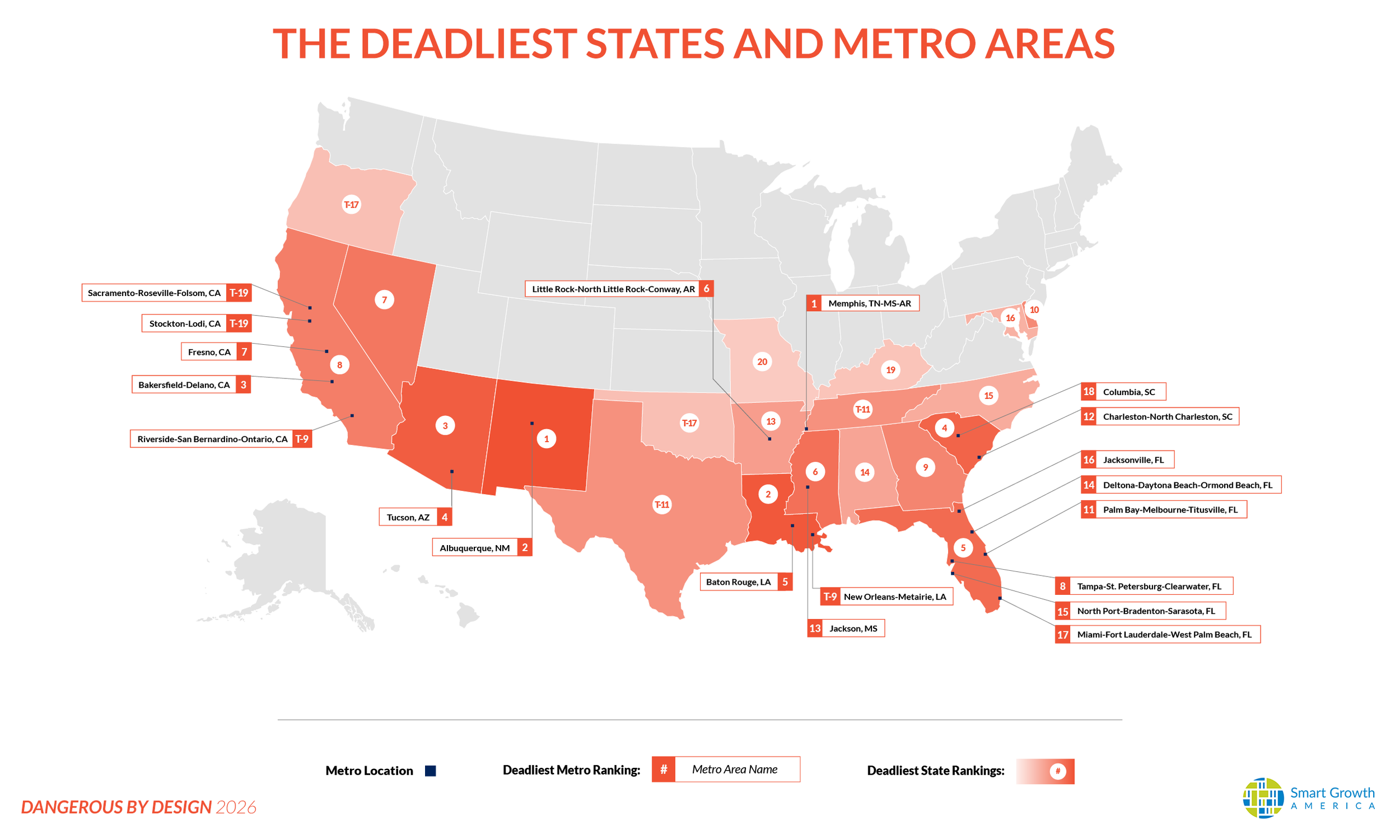 Press Release: Tucson Remains Among Nation’s Deadliest Places for People Walking&nbsp;