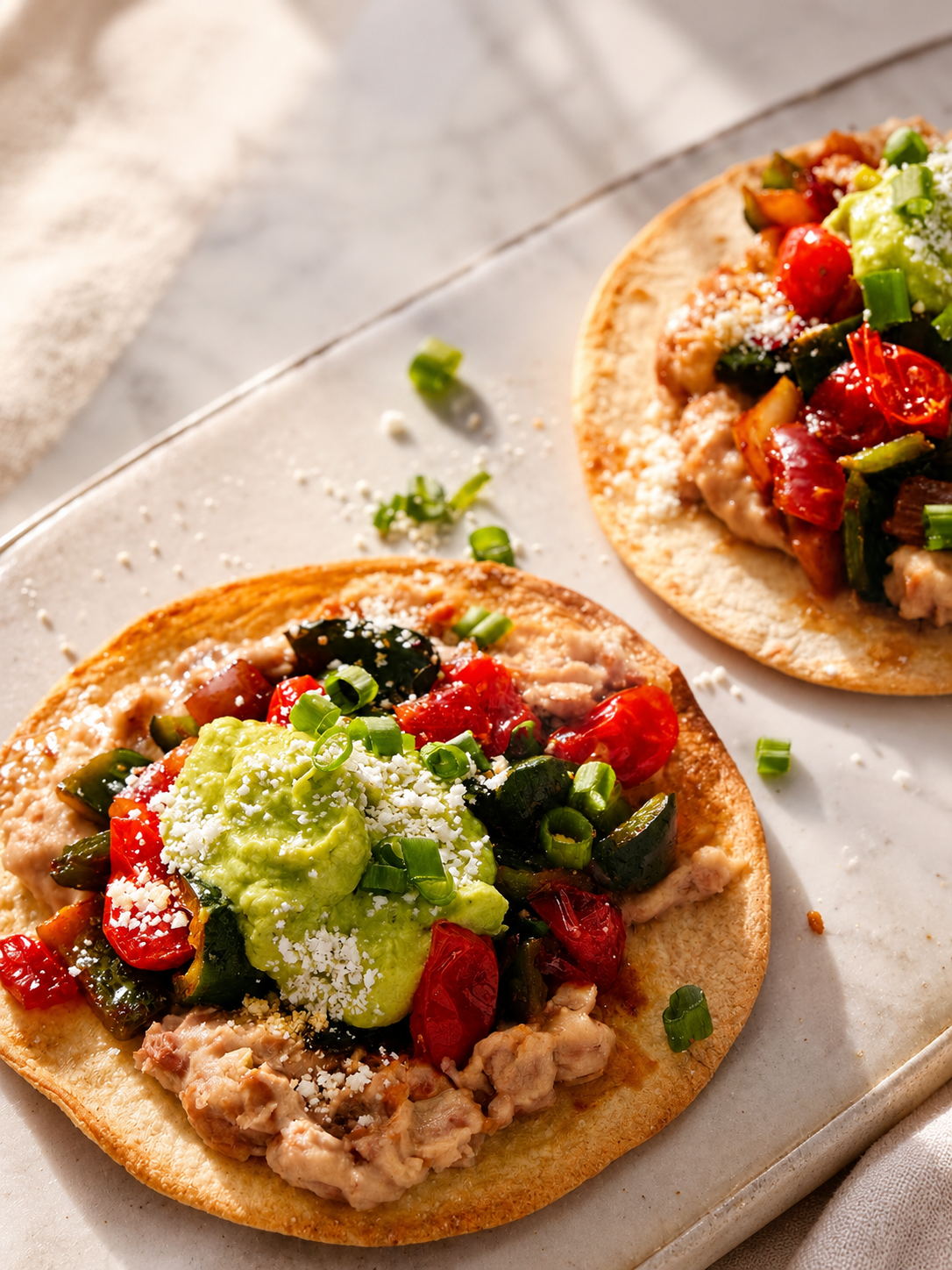veggie tostada