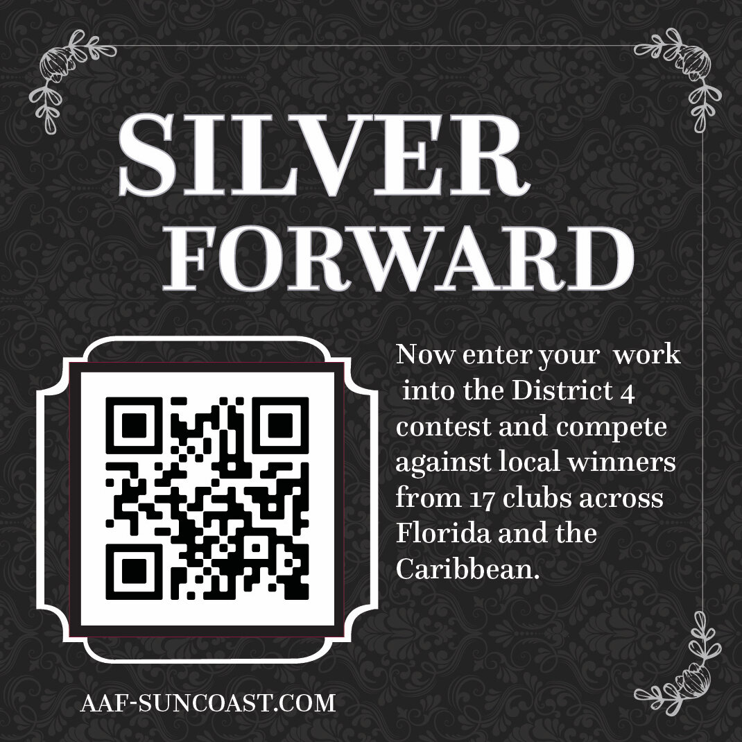 Congratulations to all who participated in this year's American Advertising Awards!
▫
▫
For those who won a Silver ADDY, it's time to &quot;Silver Forward&quot; your award-winning work into the District 4 contest and compete against local winners fro