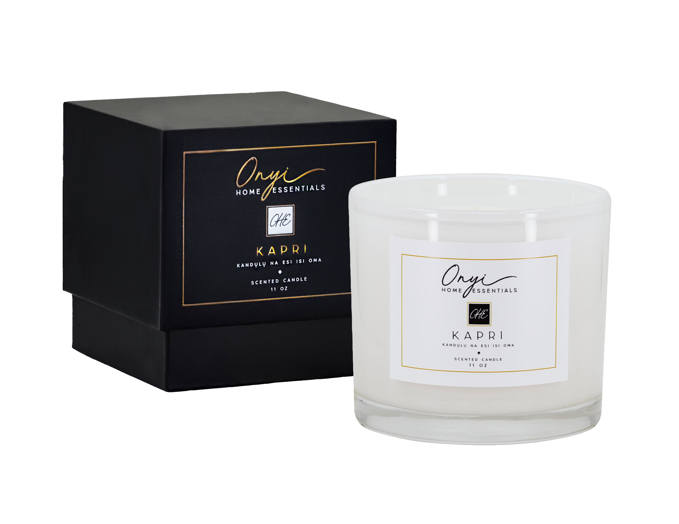 TOPTIER Luxury Candle — Onyi Home Essentials
