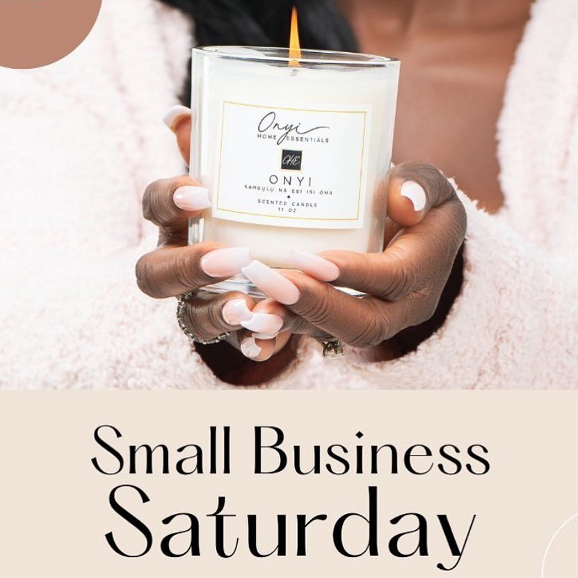 In honor of Small Business Saturday we have an additional 10% off with special promo code SMALLBIZSATURDAY!! 

Shop Small &amp; Dream Big🤍🤍

#smallbusinesssaturday #OnyiHome #OnyiHomeEssentials #CandleLover #candloversofinstagram #holidaydecor