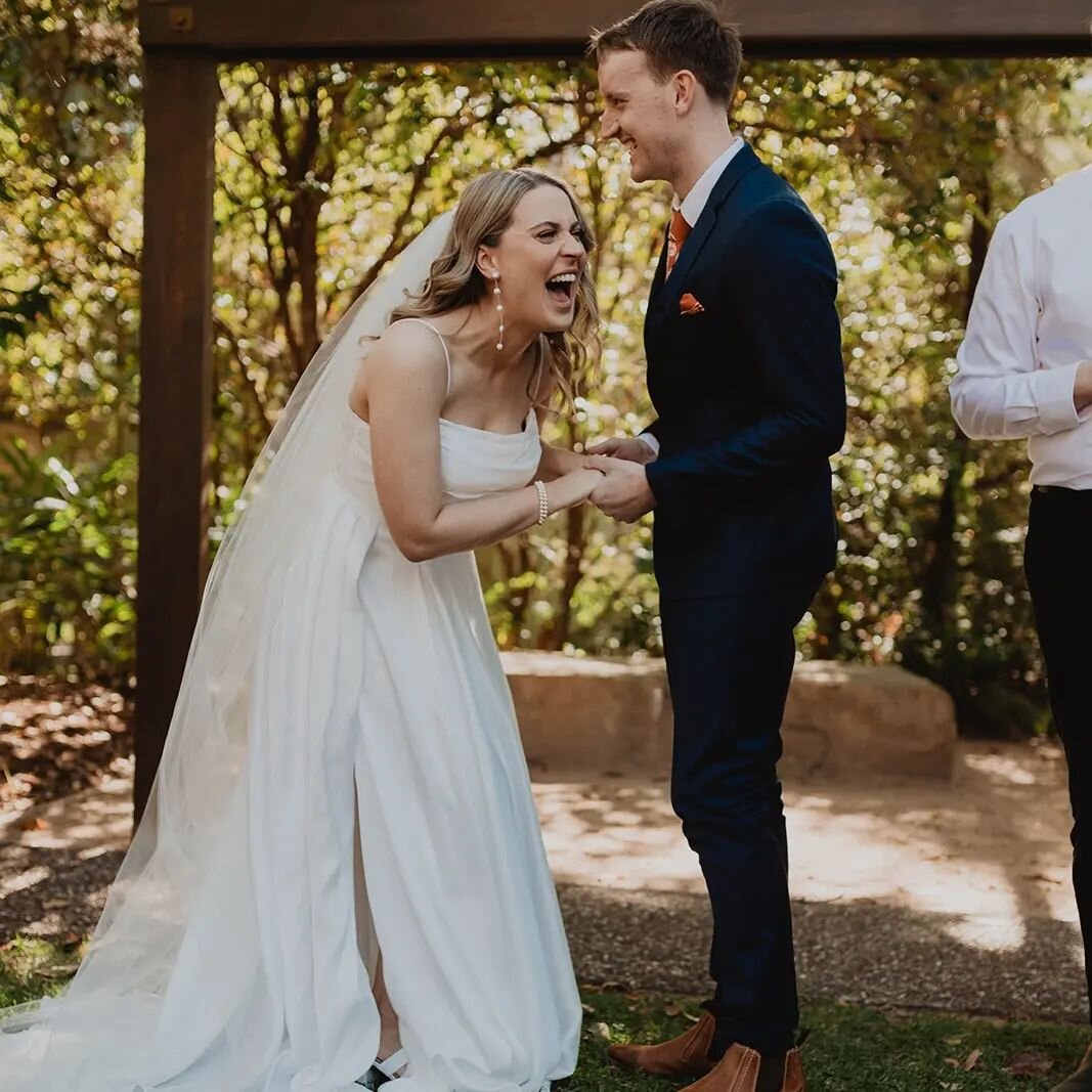 LAUGHTER lifts your soul and makes you feel incredibly alive, doesn't it?! 

Laughter brings us all together and strengthens our bond. It unites us, uplifts us and upholds us. Just like a rock solid marriage does! 

Your wedding ceremony should be fi