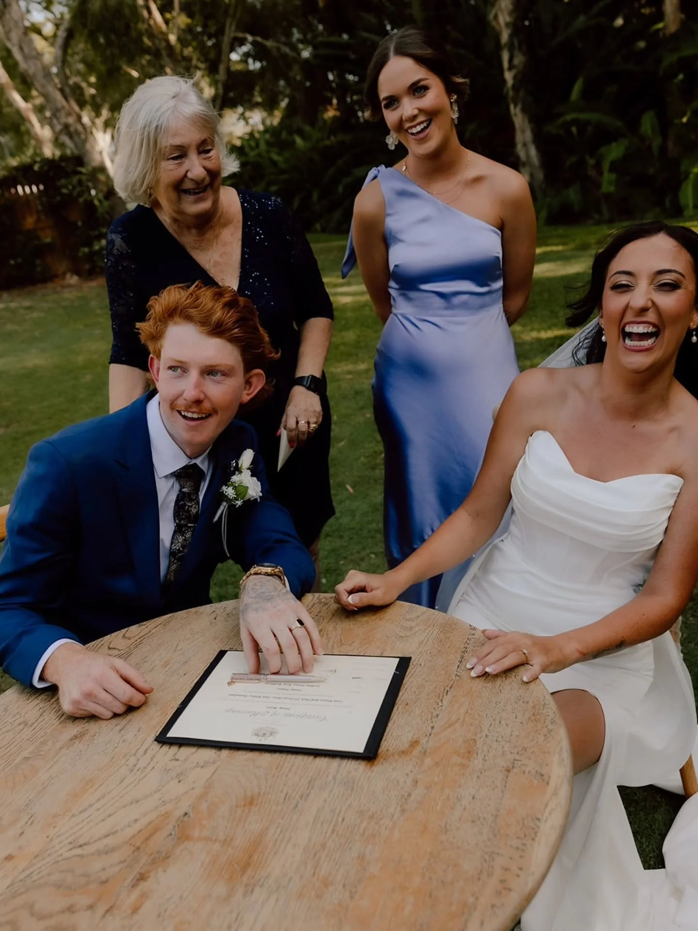 You're married! Congrats!! Now, what's next?! I don&rsquo;t stop being your supportive Celebrant the minute I pop my microphone down and give you a bear hug after your ceremony.

When I arrive home after your ceremony, I'll send you an excited congra