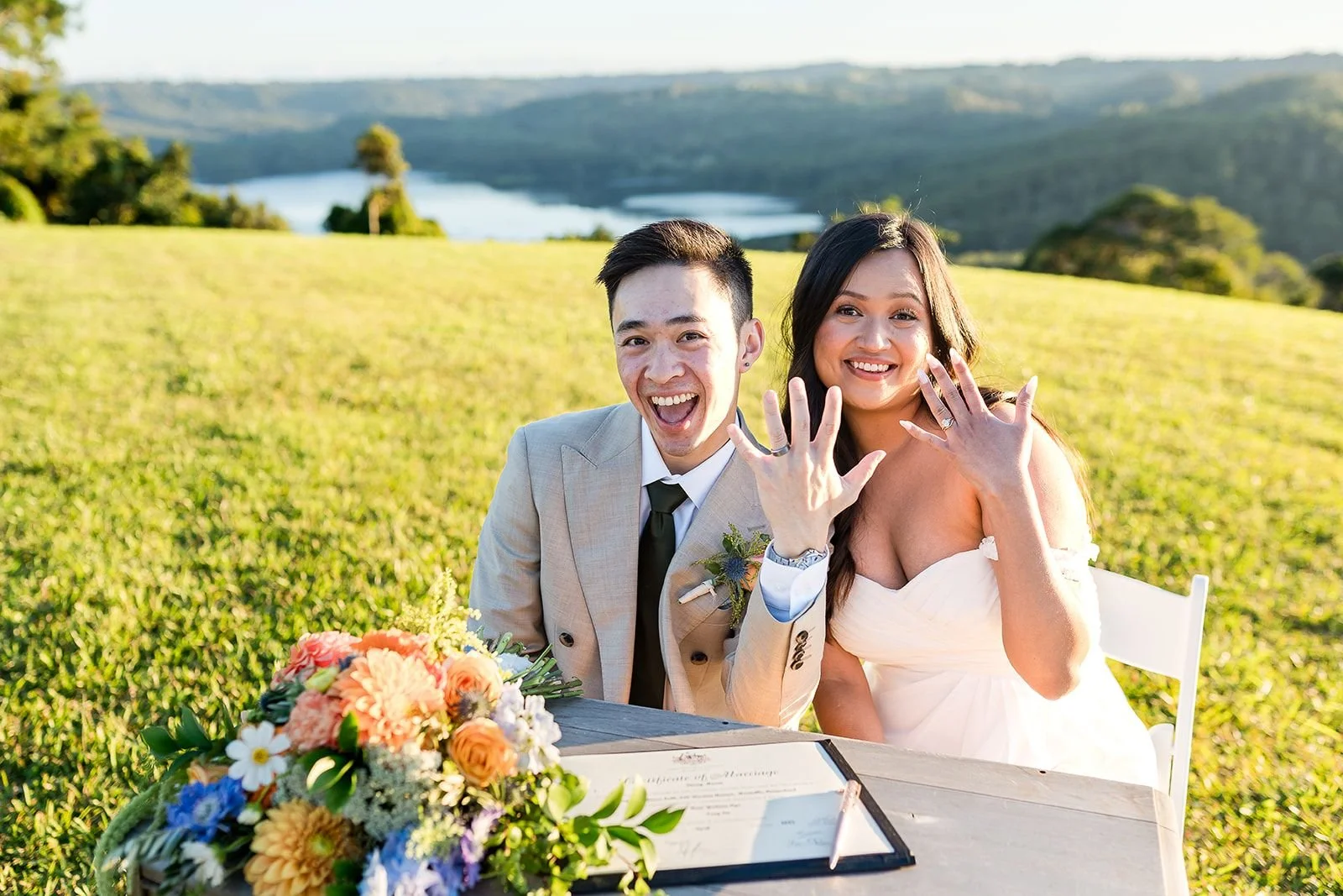 newlyweds-signing-their-marriage-certificates