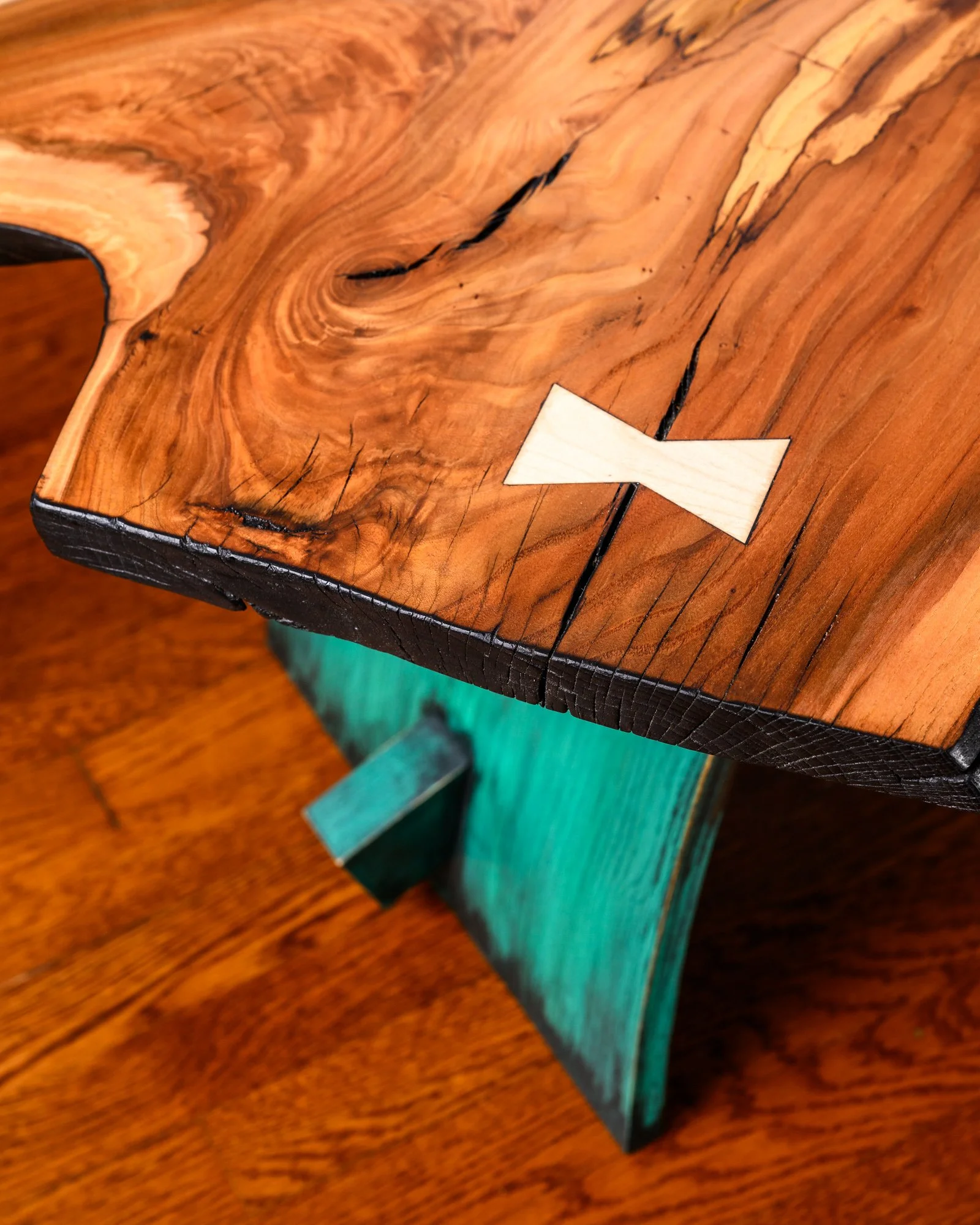 Lacebark Elm + Laminated Ash coffee table Pt 2