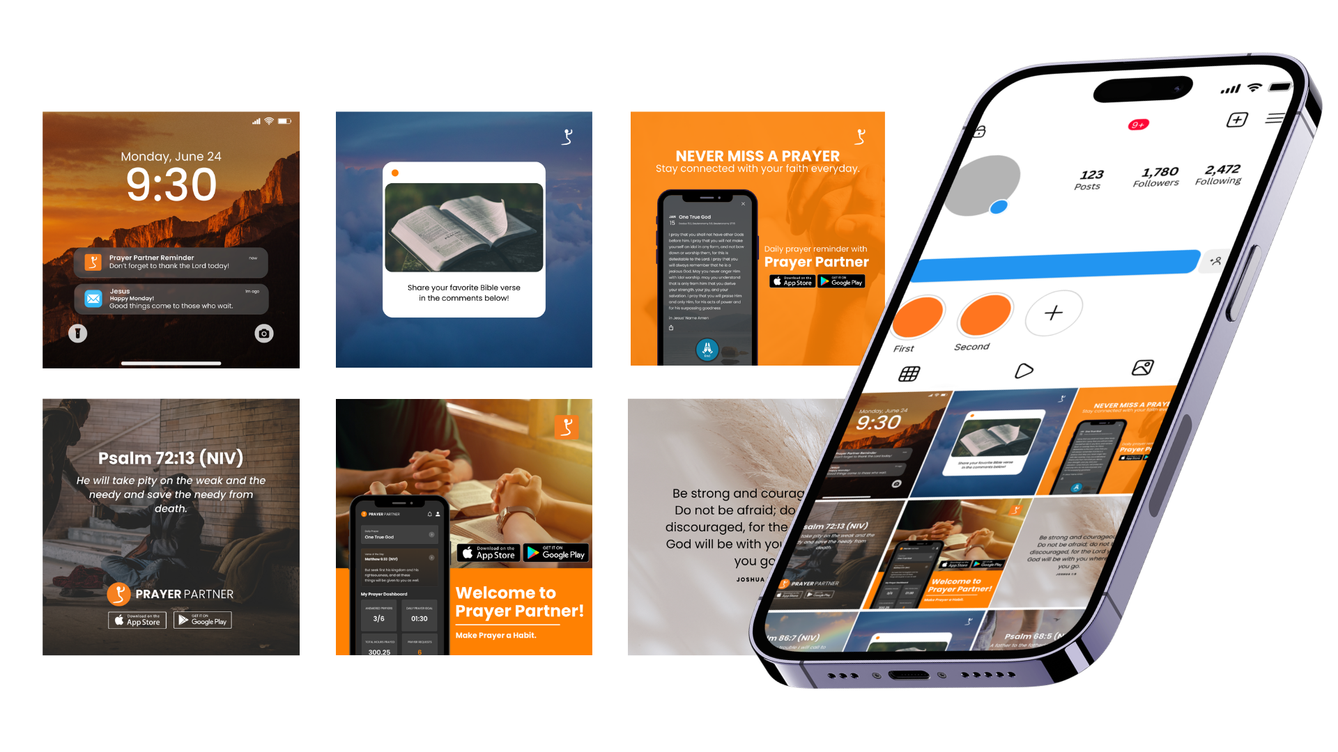 Prayer Partner social media