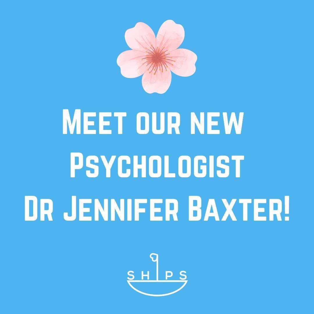 SHIPS is pleased to welcome a new member to our lovely team, Dr Jennifer Baxter!

Jennifer (she/her) is passionate about fostering a warm and genuine connection, creating a space in which individuals feel comfortable and free from judgement to share 