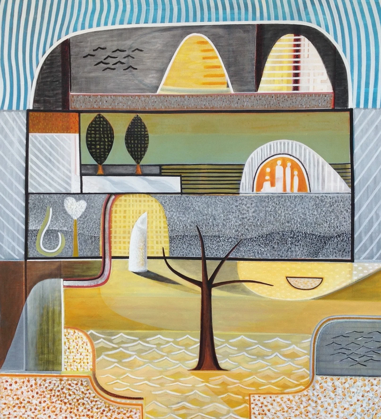 Tree 102 x 90 cm 2016