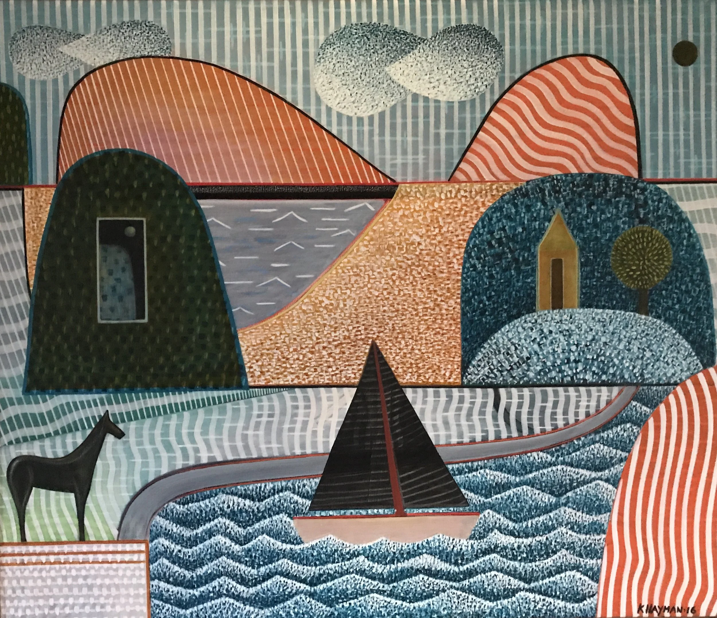 Dark Horse 92 x 107 cm 2016