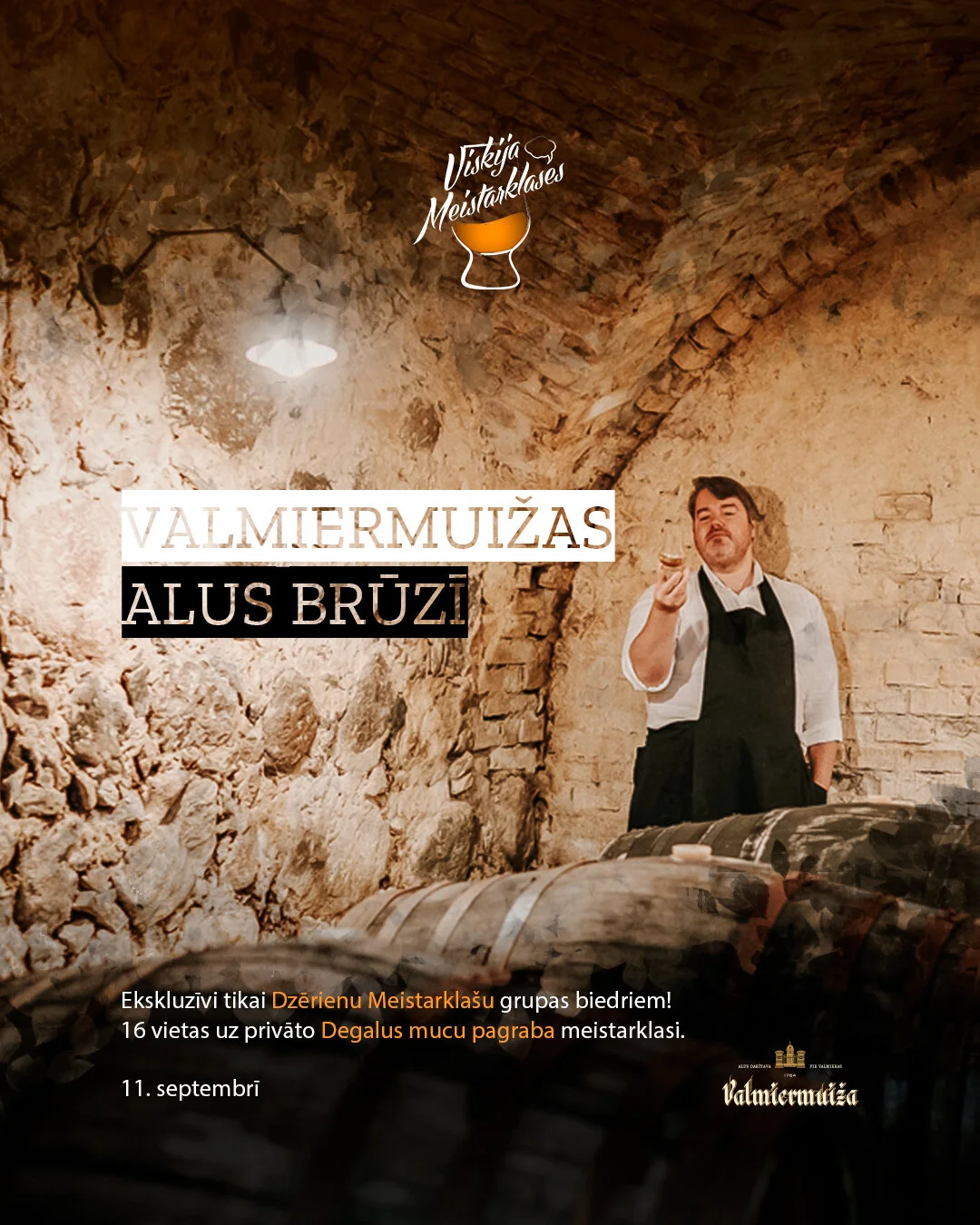 Meistarklase Valmiermuižas Degalus pagrabā