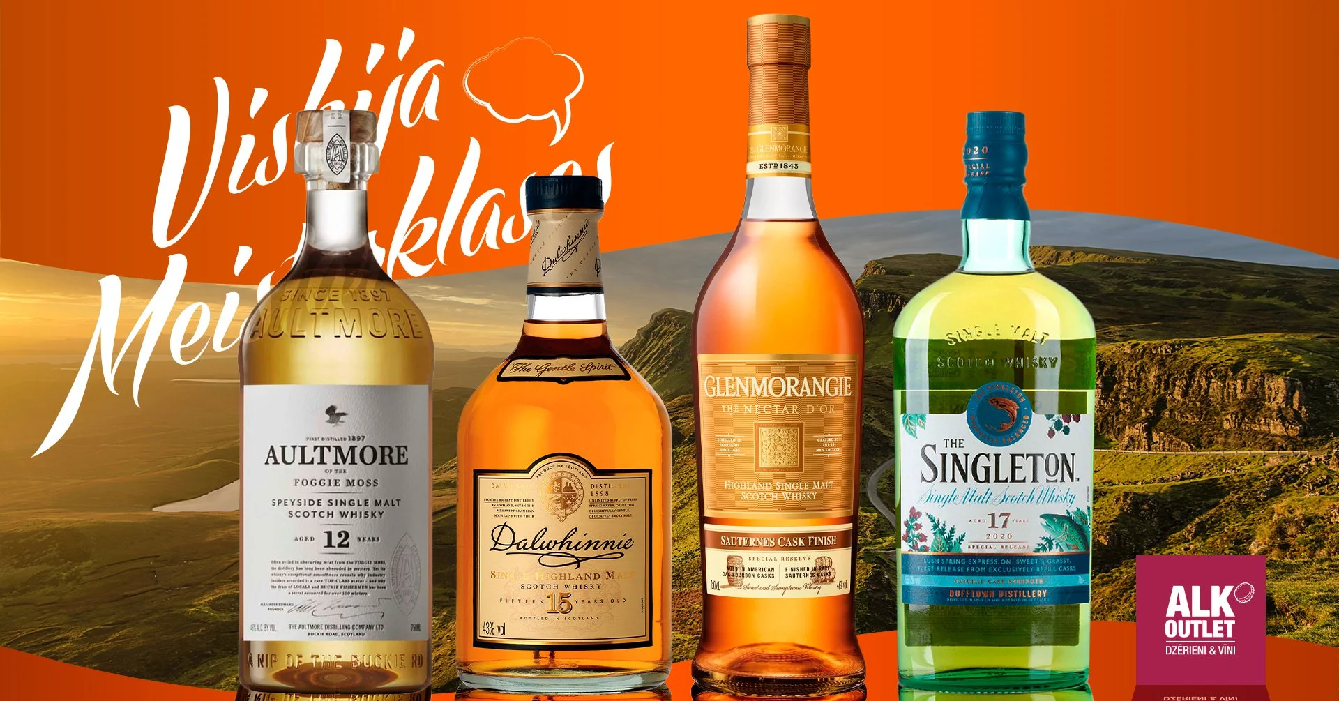 Online Viskija Meistarklase - Skotija. Ex-burbona muca.