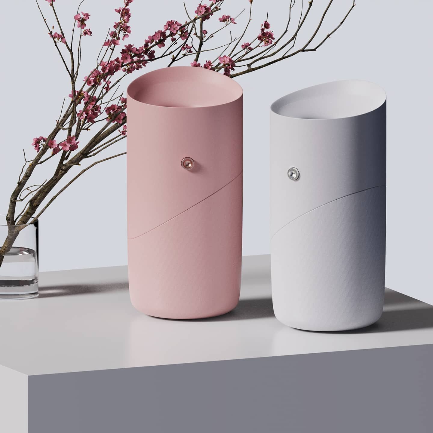 The Ease humidifier. It was done for a short project for a class. Here's it's featured in two colorways, Sakura and Snow. 🌺❄️
.
.
.
.
.
#productdesign #product #industrialdesign #womenindesign #design #designloaded #keyshotrender #keyshot #womeninin