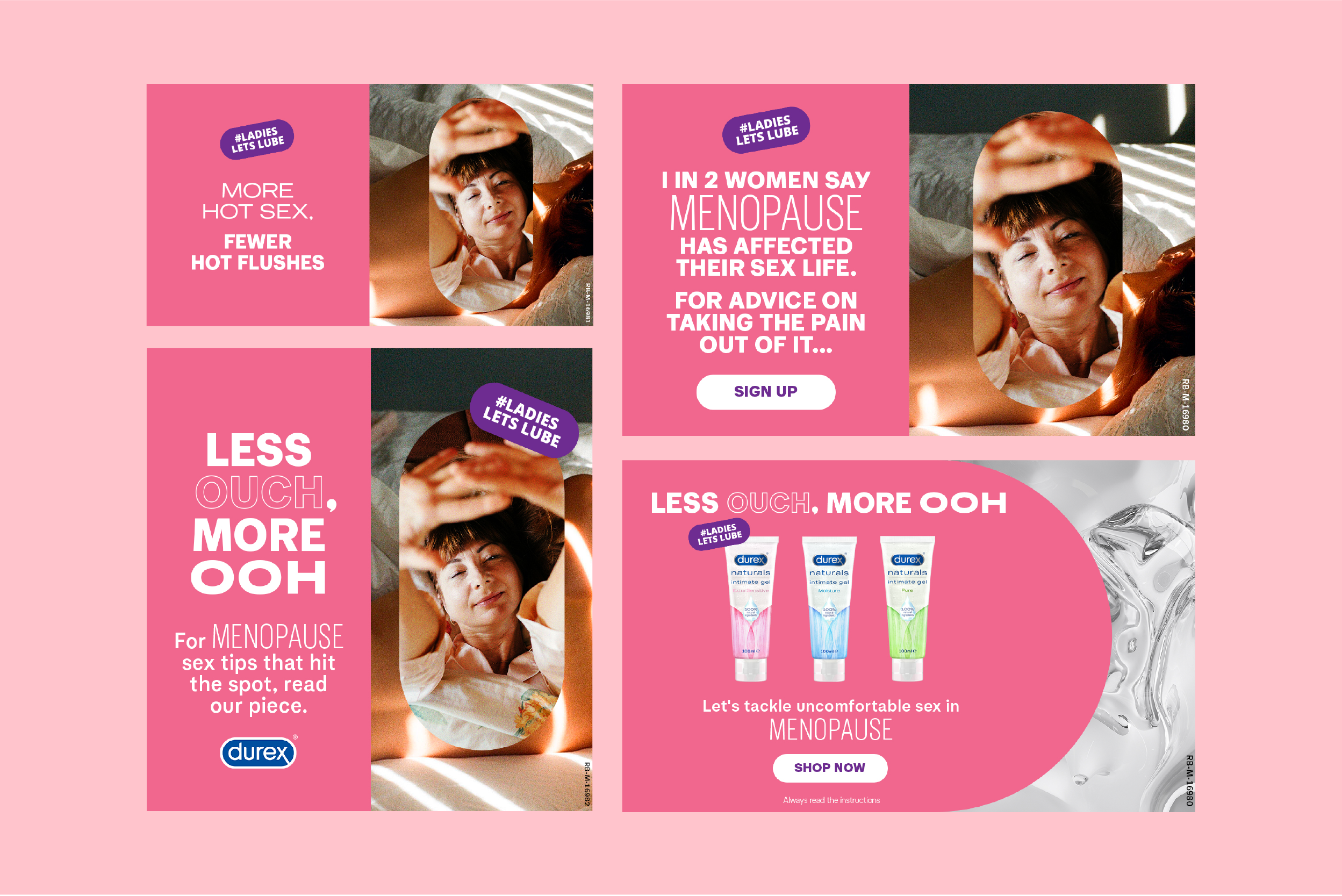 Ladies Let's Lube - Menopause assets