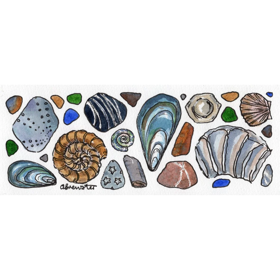 devon fossil finder mug design by Anna Brewster.jpg