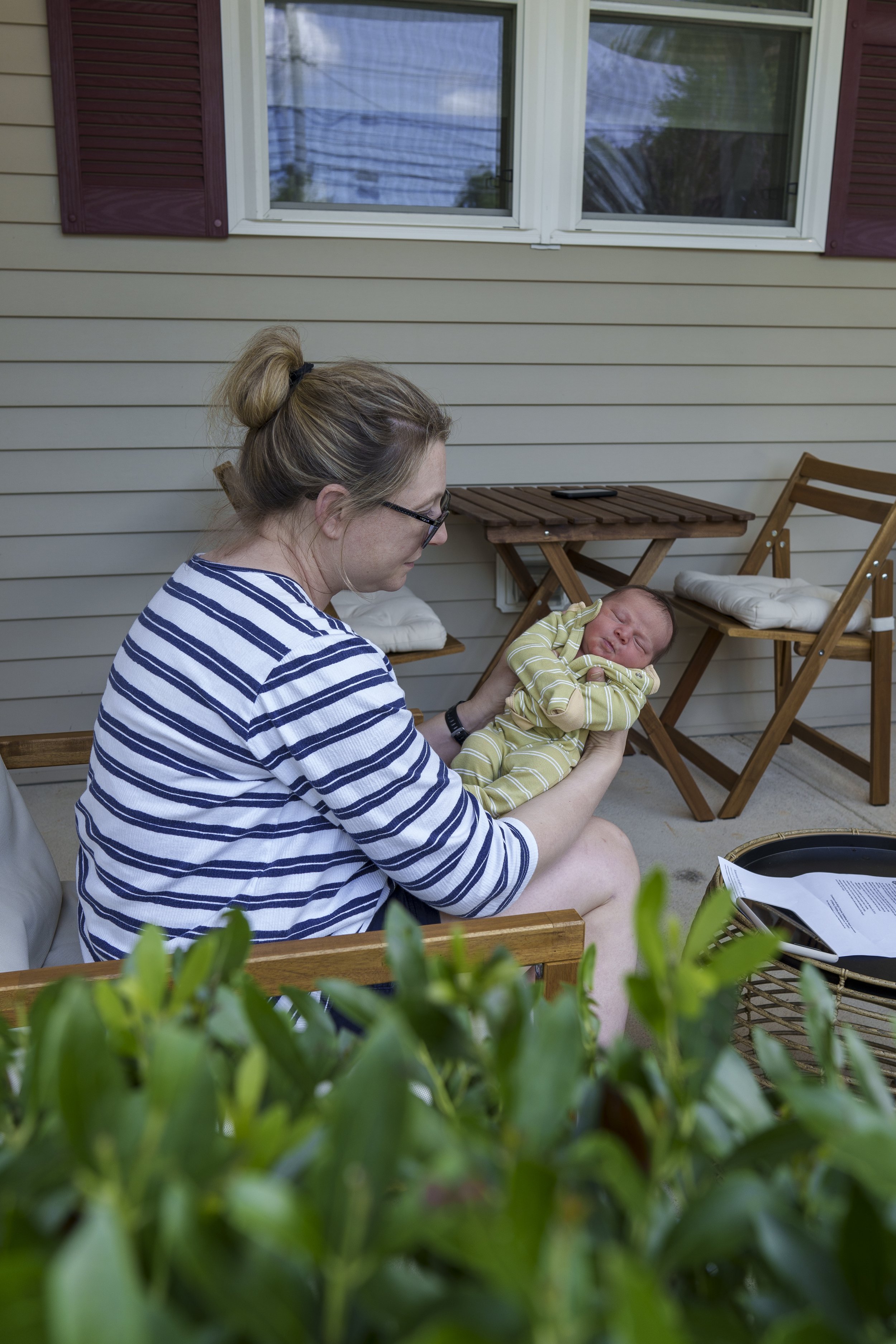 Mama and Jack, 8/13, at the Cottage