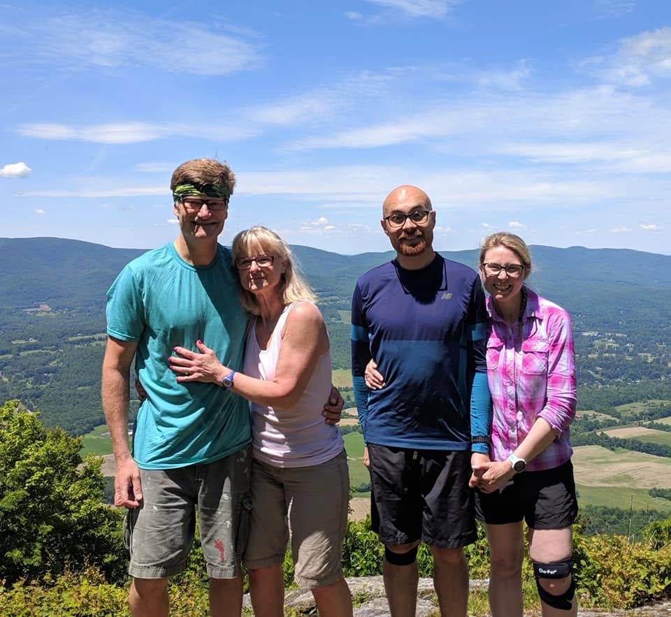 Hiking to Mt Greylock