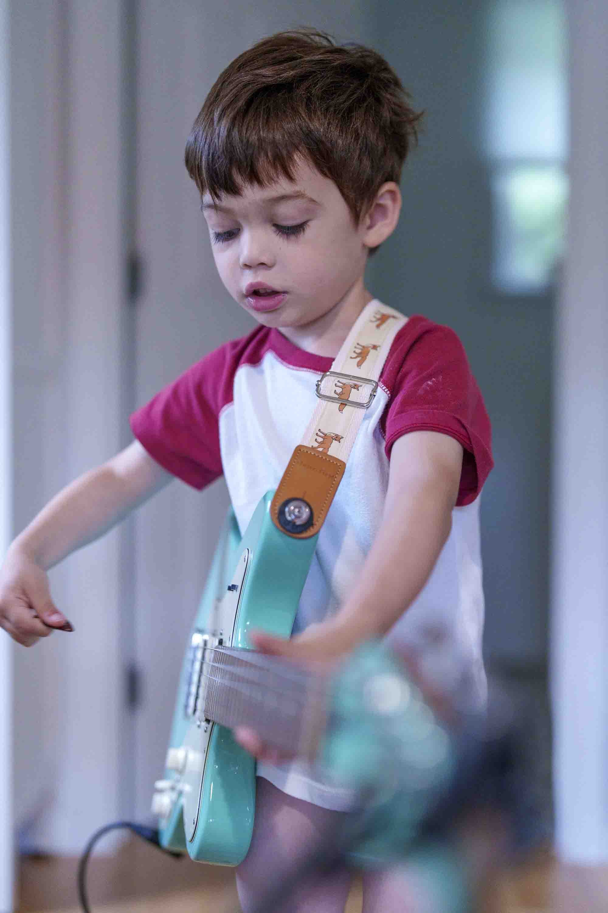 River is creative.  He takes photos and loves to make sounds with guitars and pedals. 8/19
