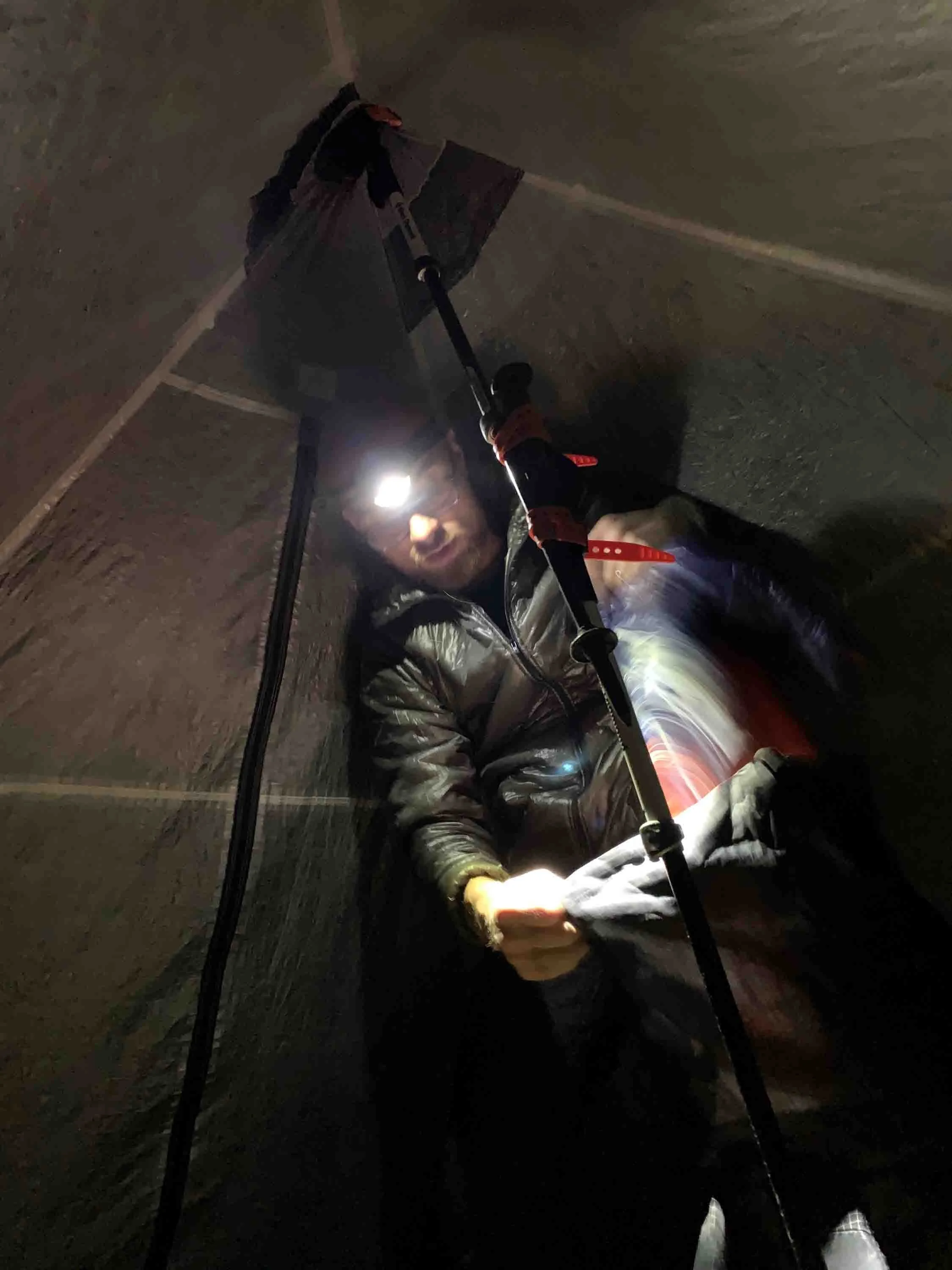 Camping outside Dad's