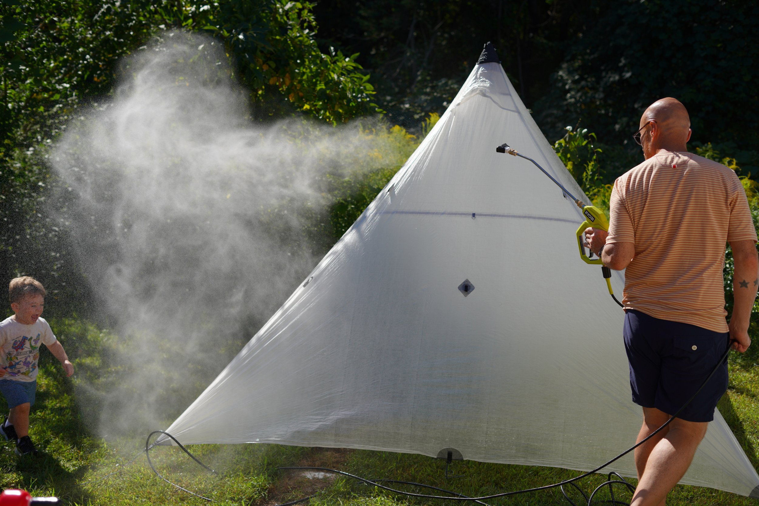 After-camping cleanup