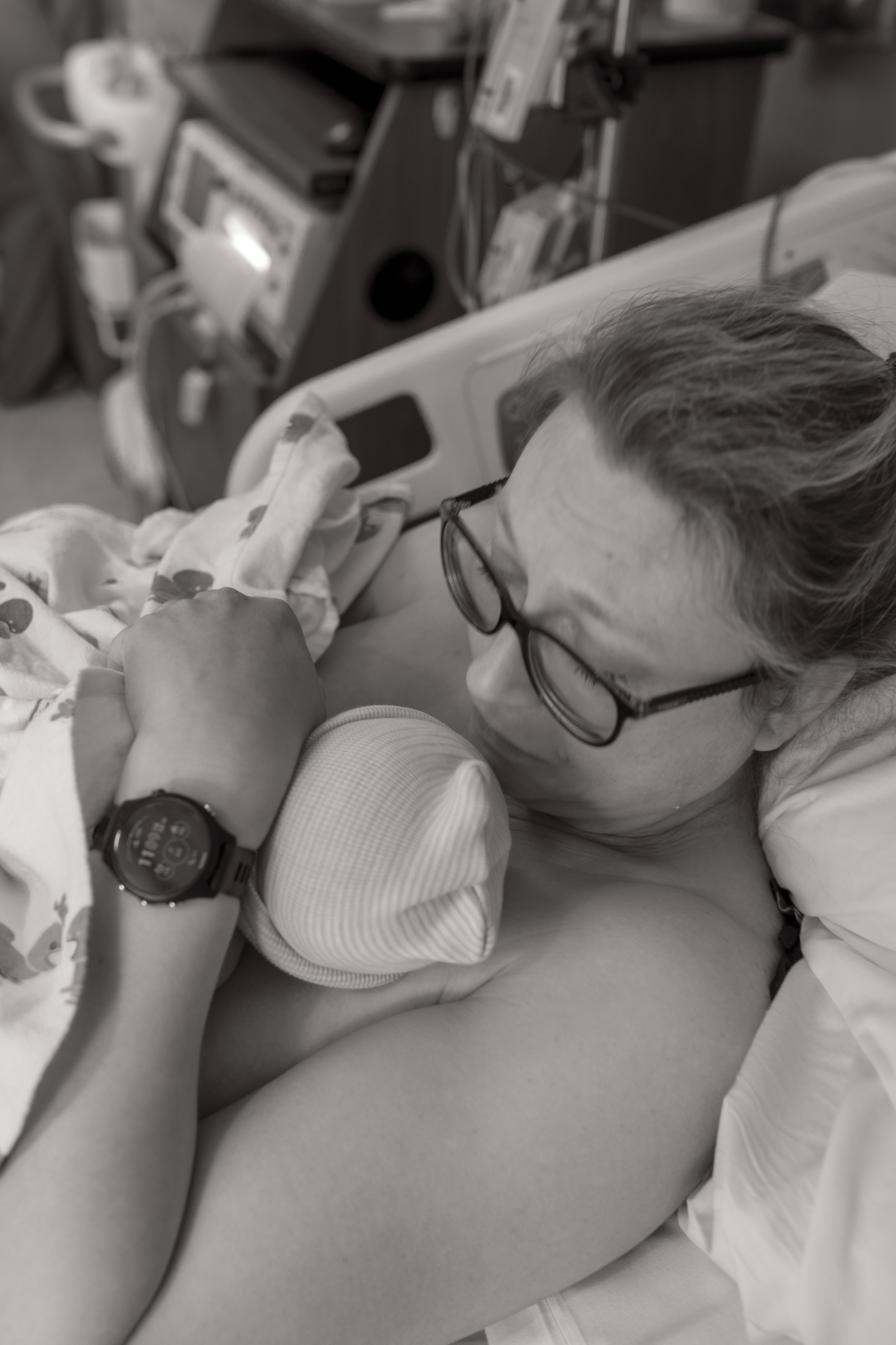 Mom and Jack, under 1 minute of being born, 8/10