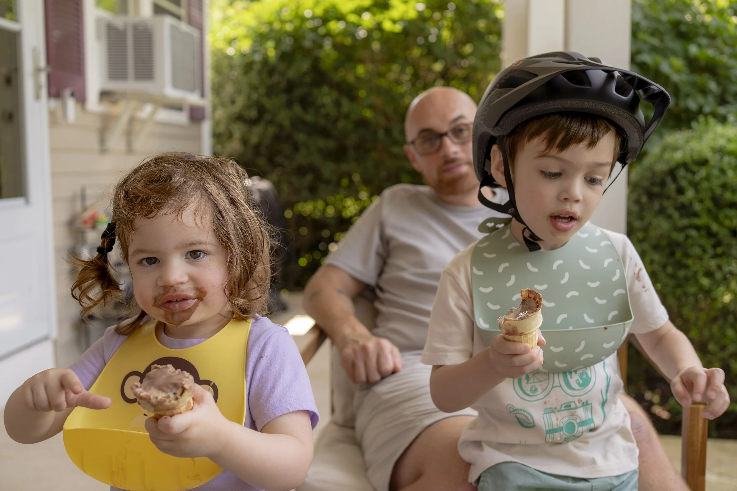 Family lunch at the Cottage, 8/13