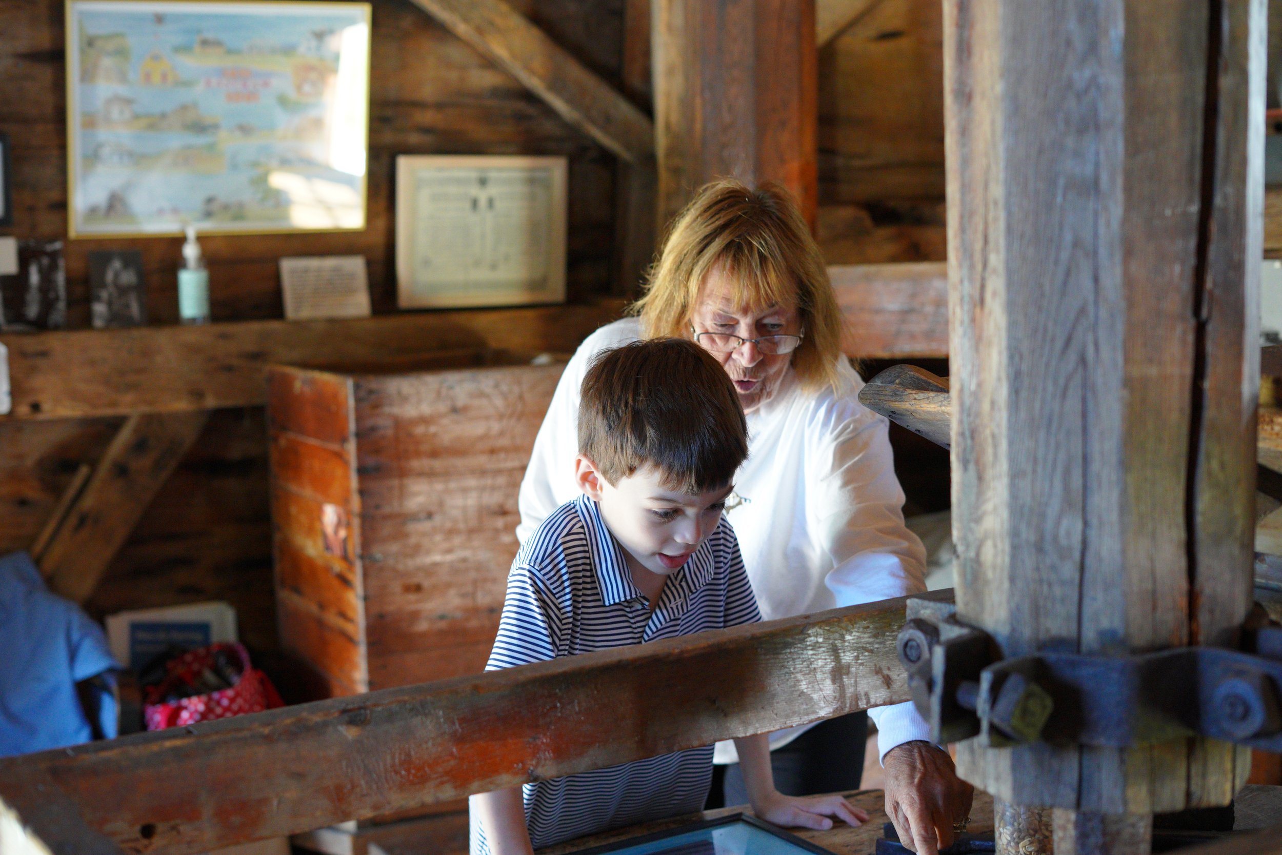 River had a lot of questions for the windmill guide