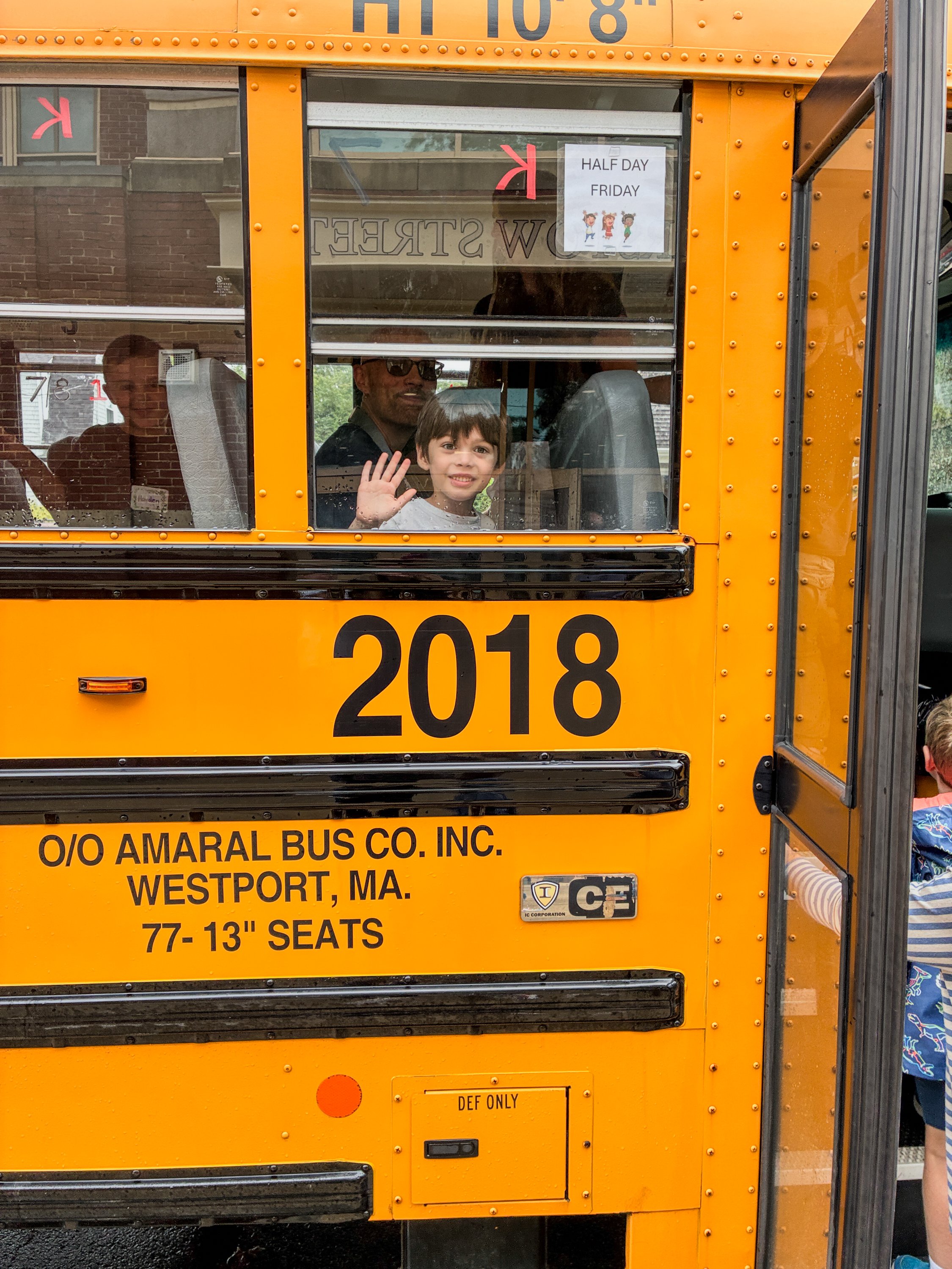 River's practice bus ride with Bud