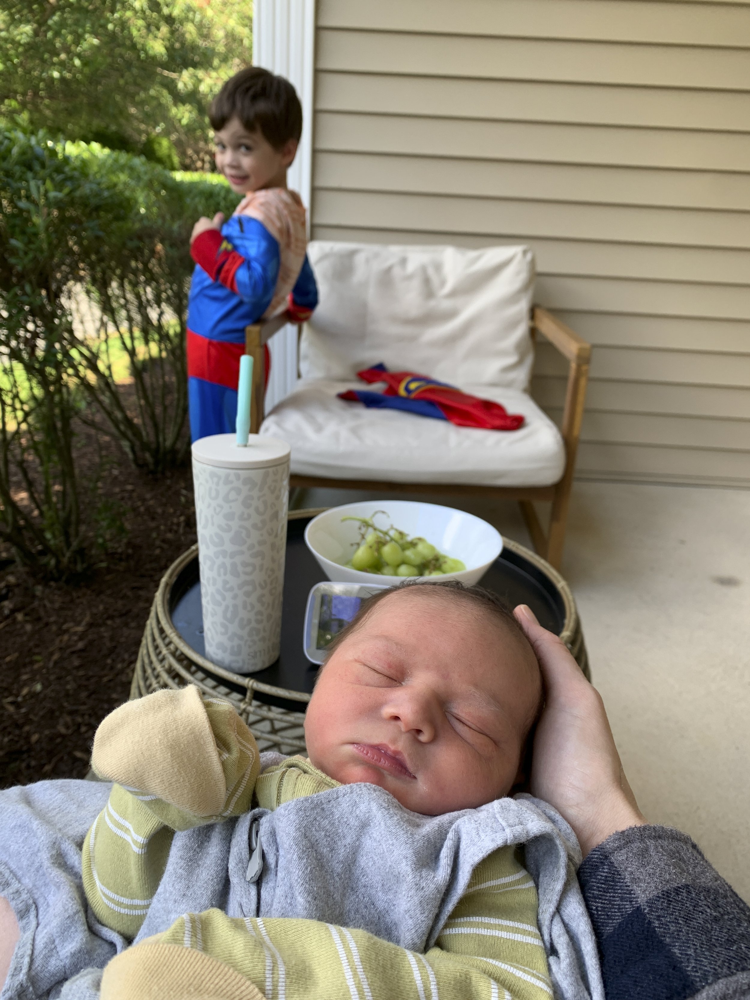 Our two sons, River and Jack, 8/12, cell phone pic
